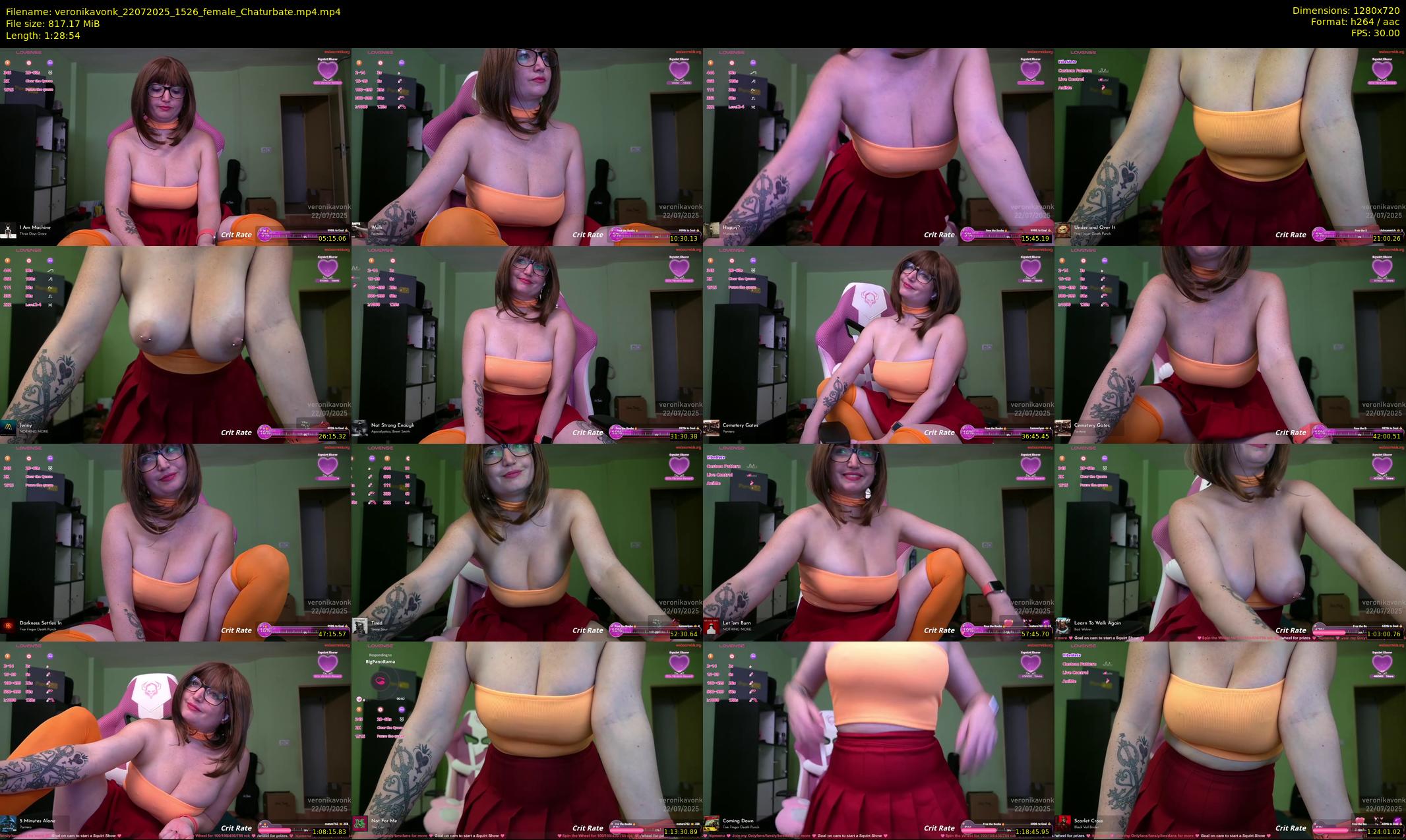 veronikavonk — 89 minute Chaturbate female cam show recording, 720p, Jul 22, 2025
