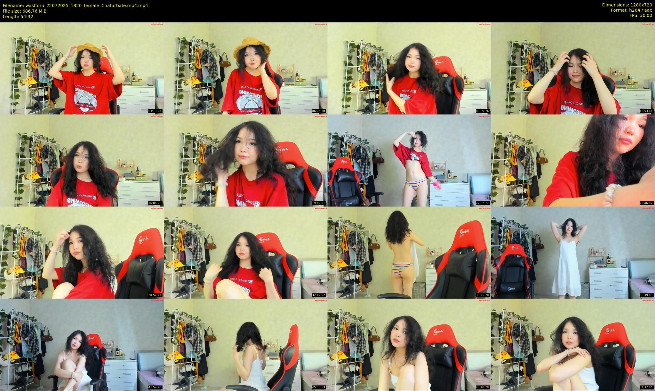 wastforu — 55 minute Chaturbate female cam show recording, 720p, Jul 22, 2025