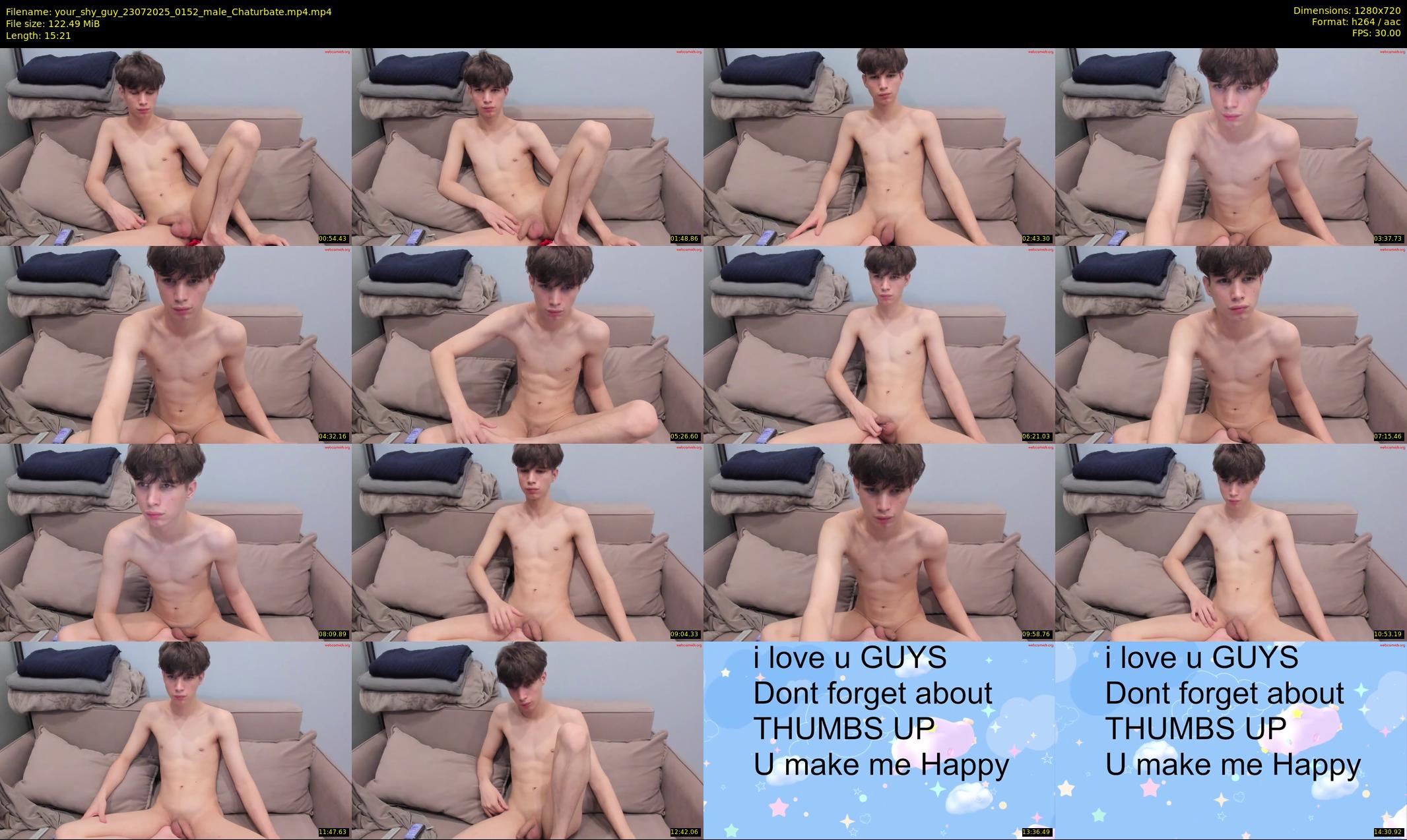 your_shy_guy — 16 minute Chaturbate male cam show recording, 720p, Jul 23, 2025