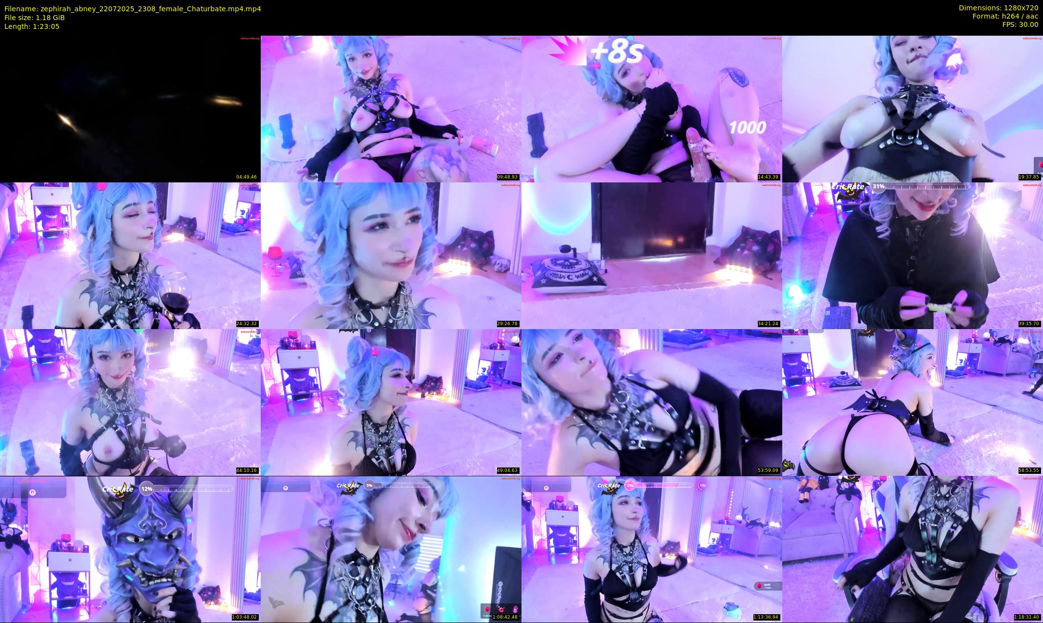 zephirah_abney — 84 minute Chaturbate female cam show recording, 720p, Jul 22, 2025
