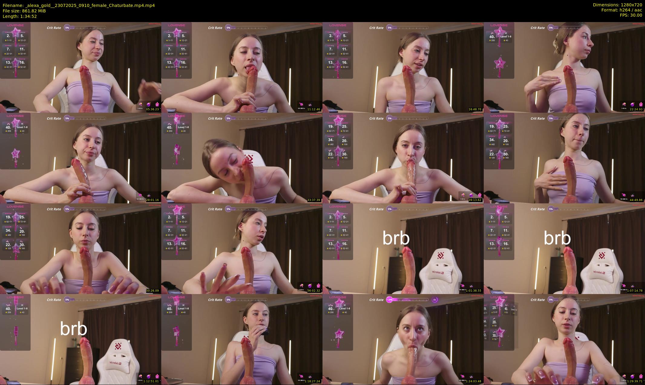 _alexa_gold_ — 95 minute Chaturbate female cam show recording, 720p, Jul 23, 2025