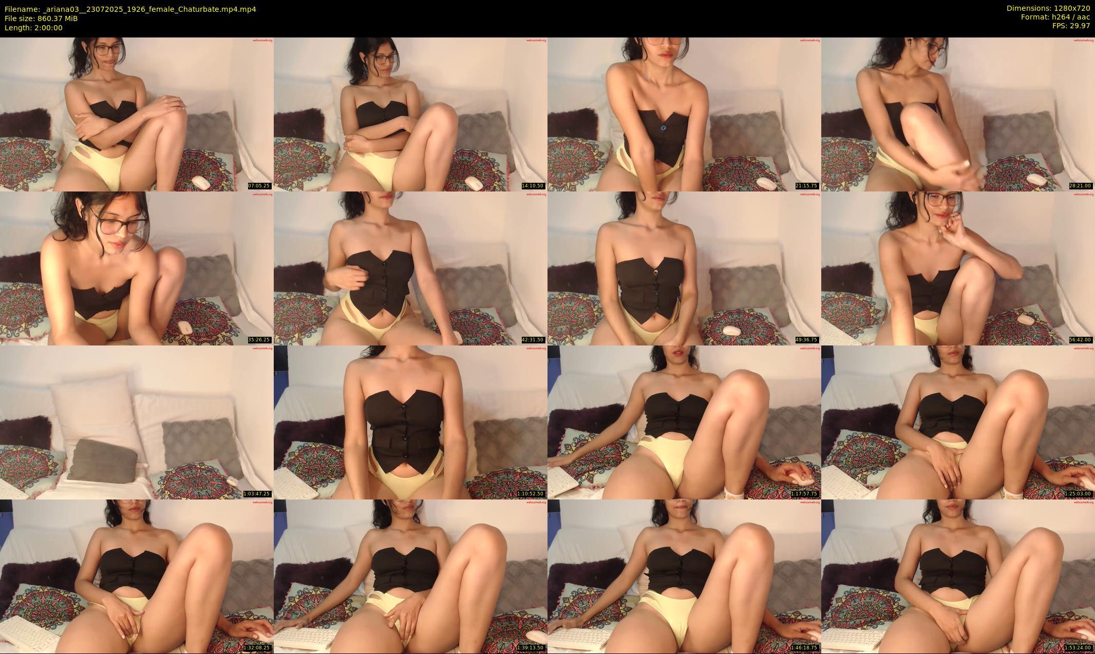 _ariana03_ — 120 minute Chaturbate female cam show recording, 720p, Jul 23, 2025