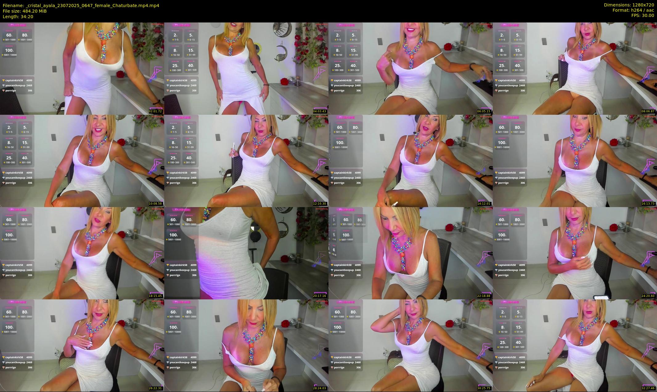_cristal_ayala — 35 minute Chaturbate female cam show recording, 720p, Jul 23, 2025