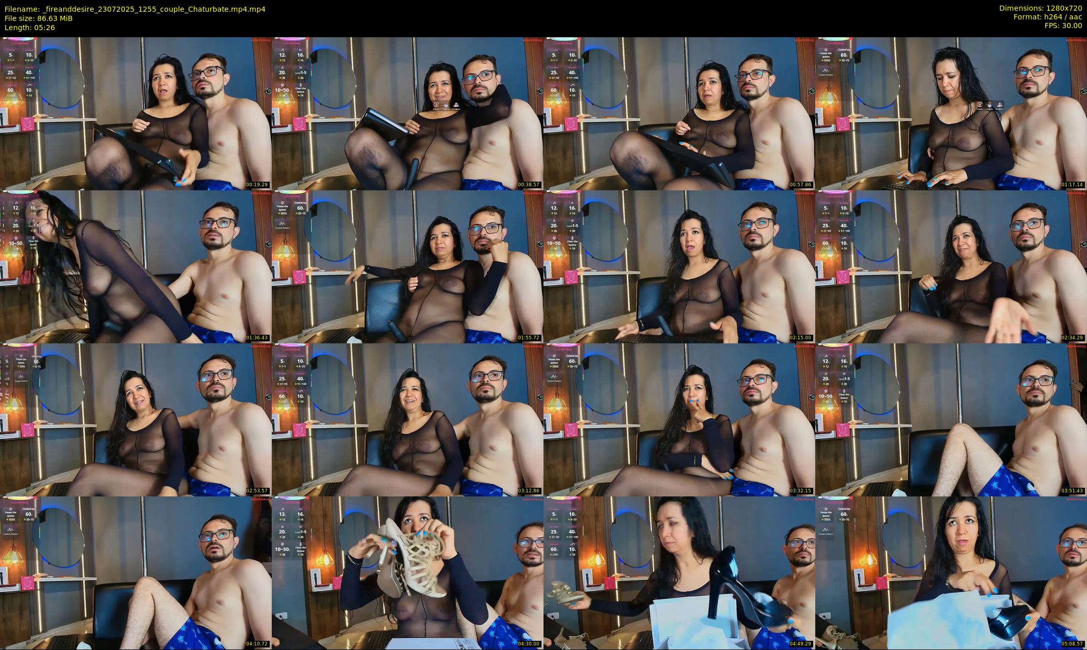 _fireanddesire — 6 minute Chaturbate couple cam show recording, 720p, Jul 23, 2025