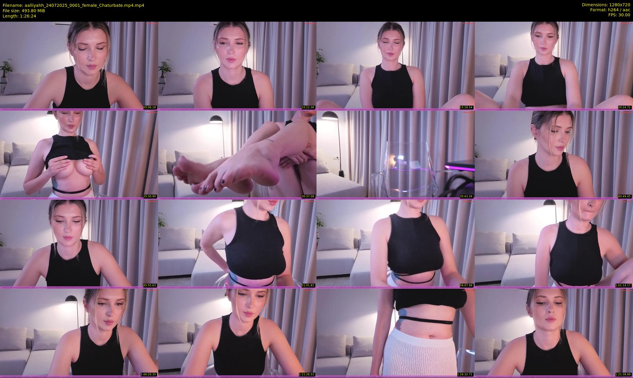 aalliyahh — 87 minute Chaturbate female cam show recording, 720p, Jul 24, 2025