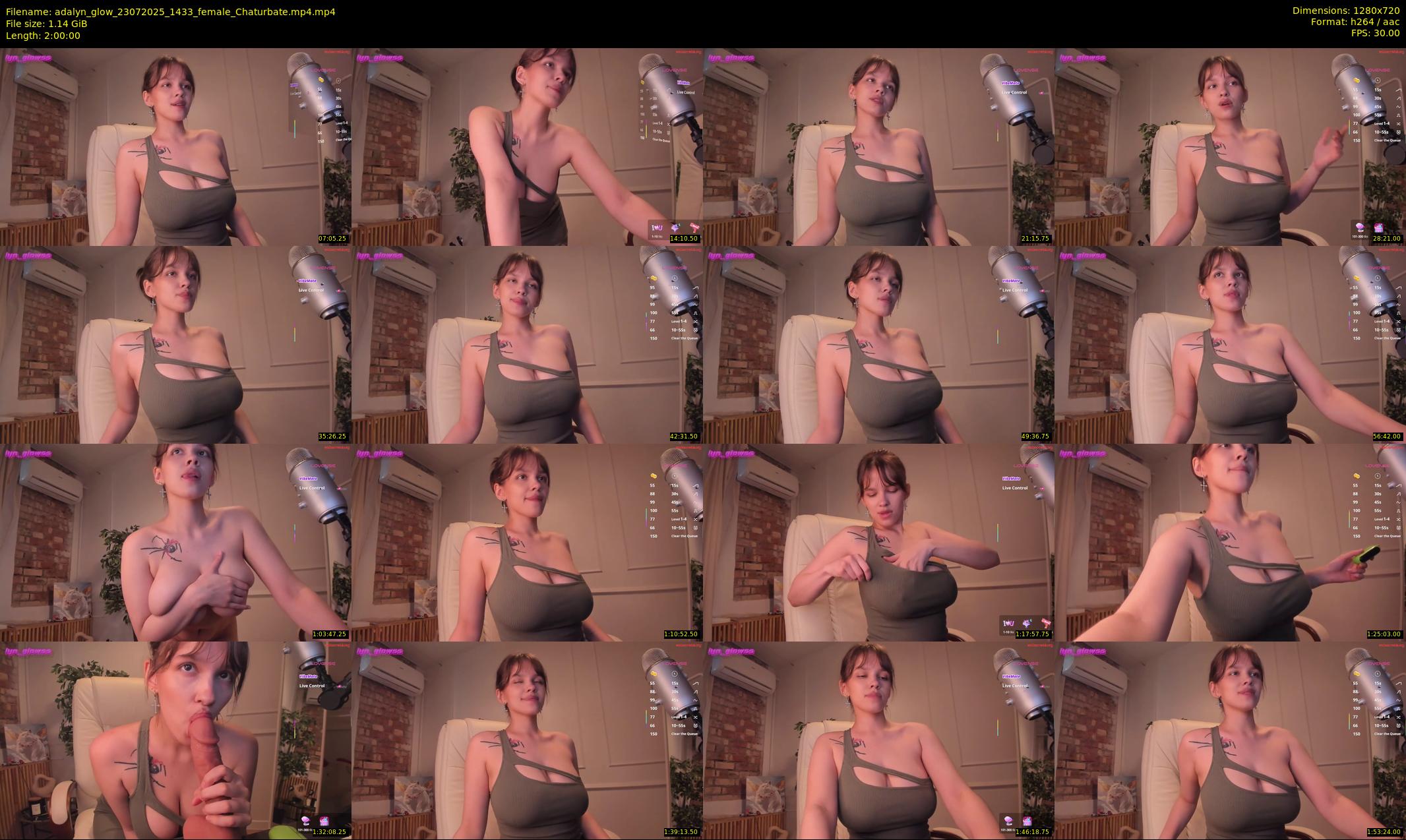 adalyn_glow — 120 minute Chaturbate female cam show recording, 720p, Jul 23, 2025