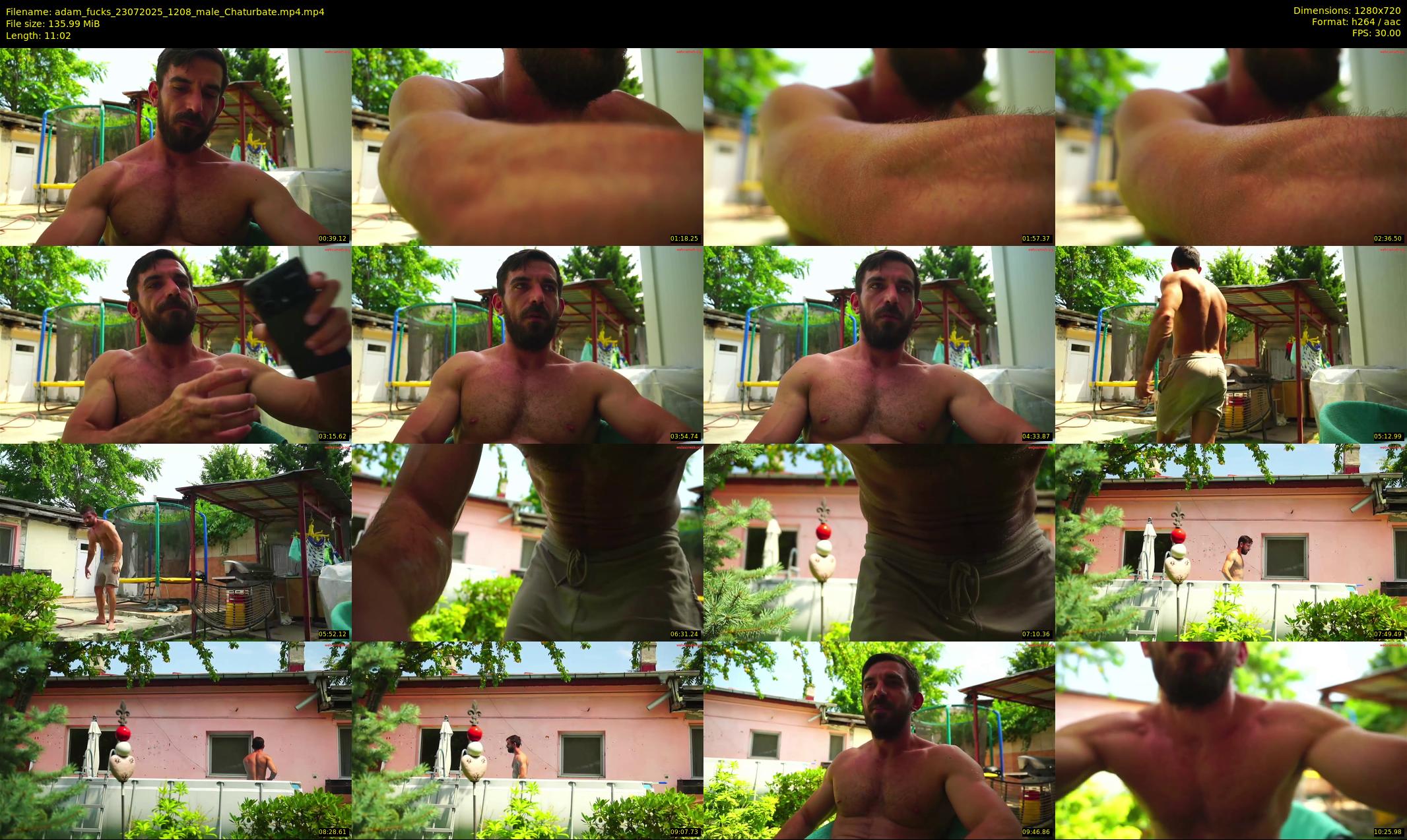 adam_fucks — 12 minute Chaturbate male cam show recording, 720p, Jul 23, 2025