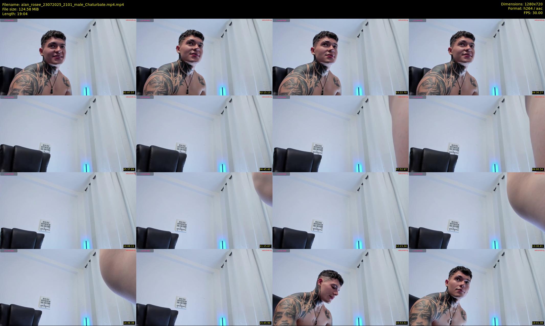 alan_rosee — 20 minute Chaturbate male cam show recording, 720p, Jul 23, 2025