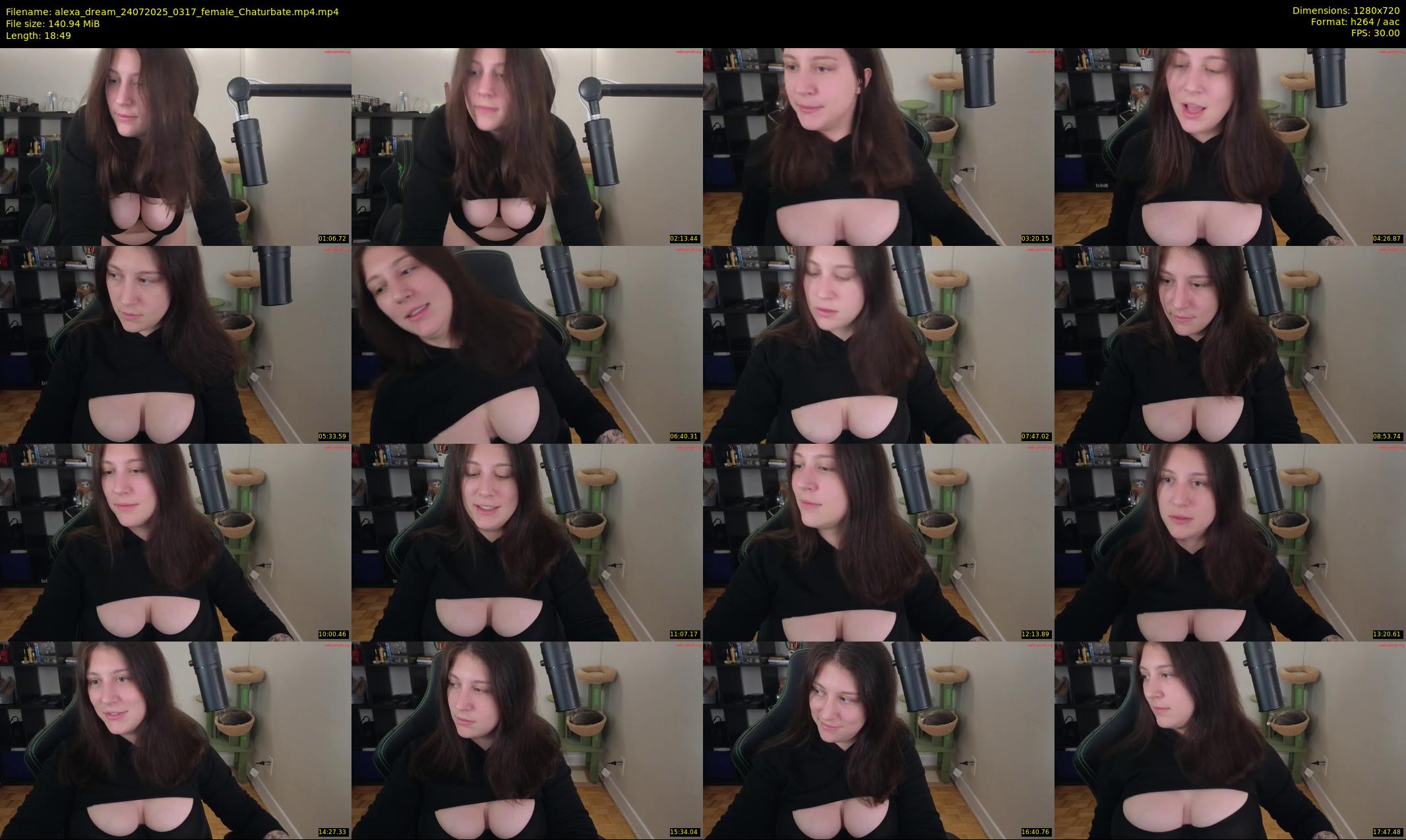 alexa_dream — 19 minute Chaturbate female cam show recording, 720p, Jul 24, 2025