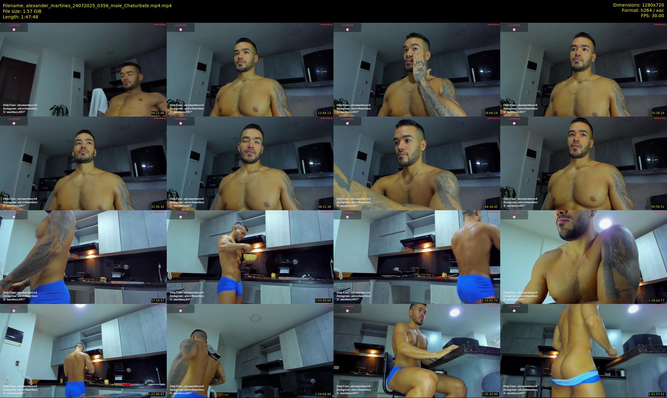 alexander_martines — 108 minute Chaturbate male cam show recording, 720p, Jul 24, 2025