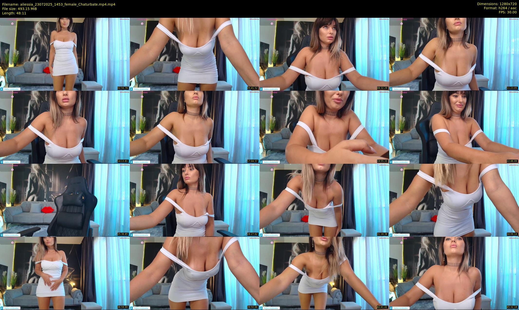 aliessia — 49 minute Chaturbate female cam show recording, 720p, Jul 23, 2025