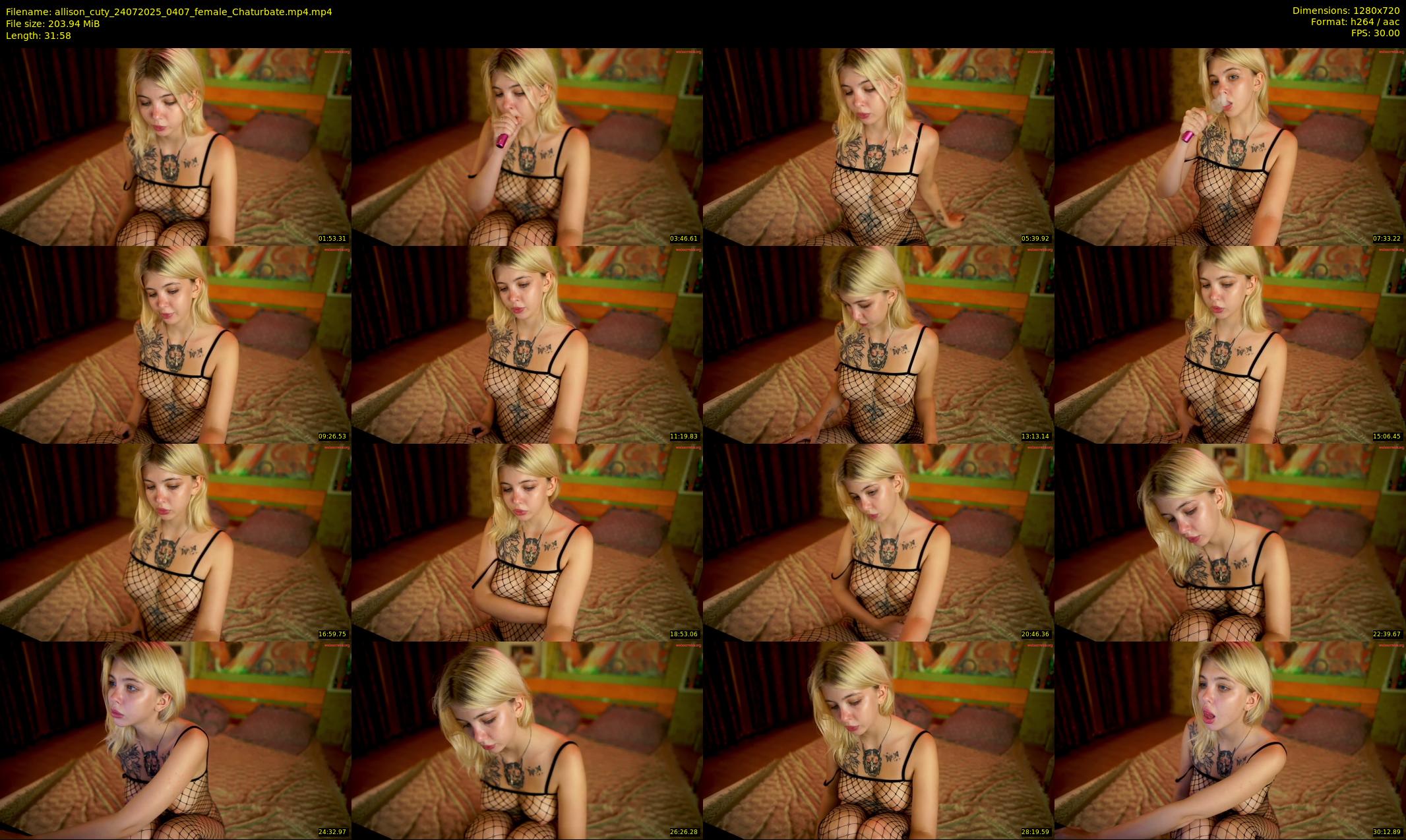 allison_cuty — 32 minute Chaturbate female cam show recording, 720p, Jul 24, 2025