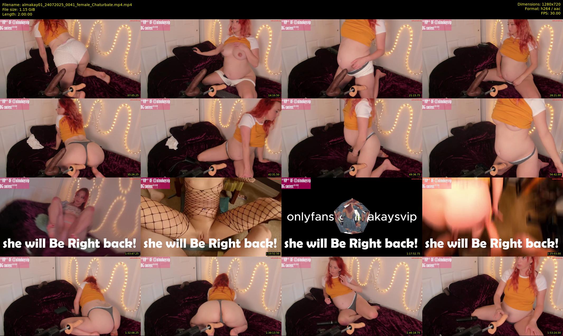 almakay01 — 120 minute Chaturbate couple cam show recording, 720p, Jul 24, 2025