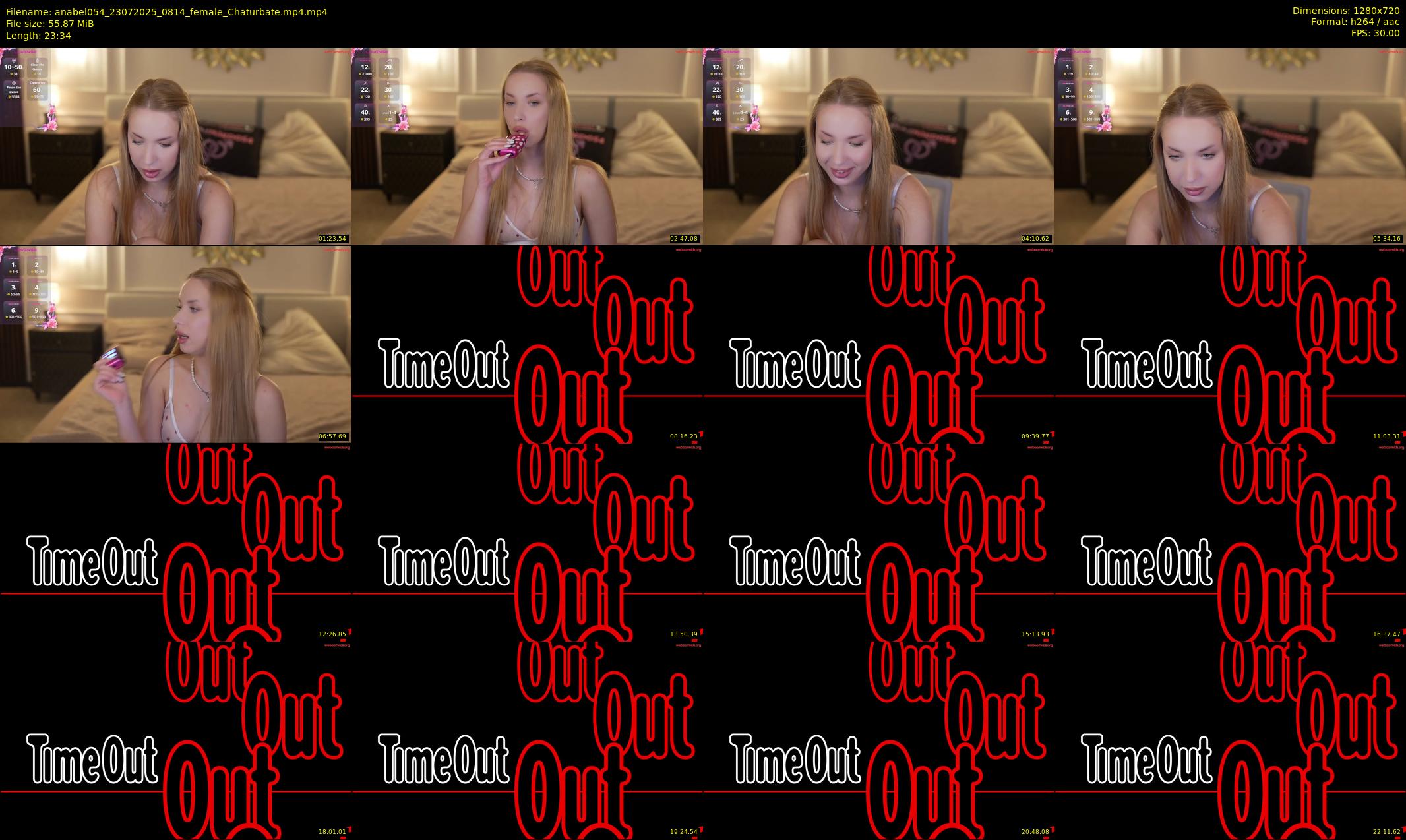 anabel054 — 24 minute Chaturbate female cam show recording, 720p, Jul 23, 2025