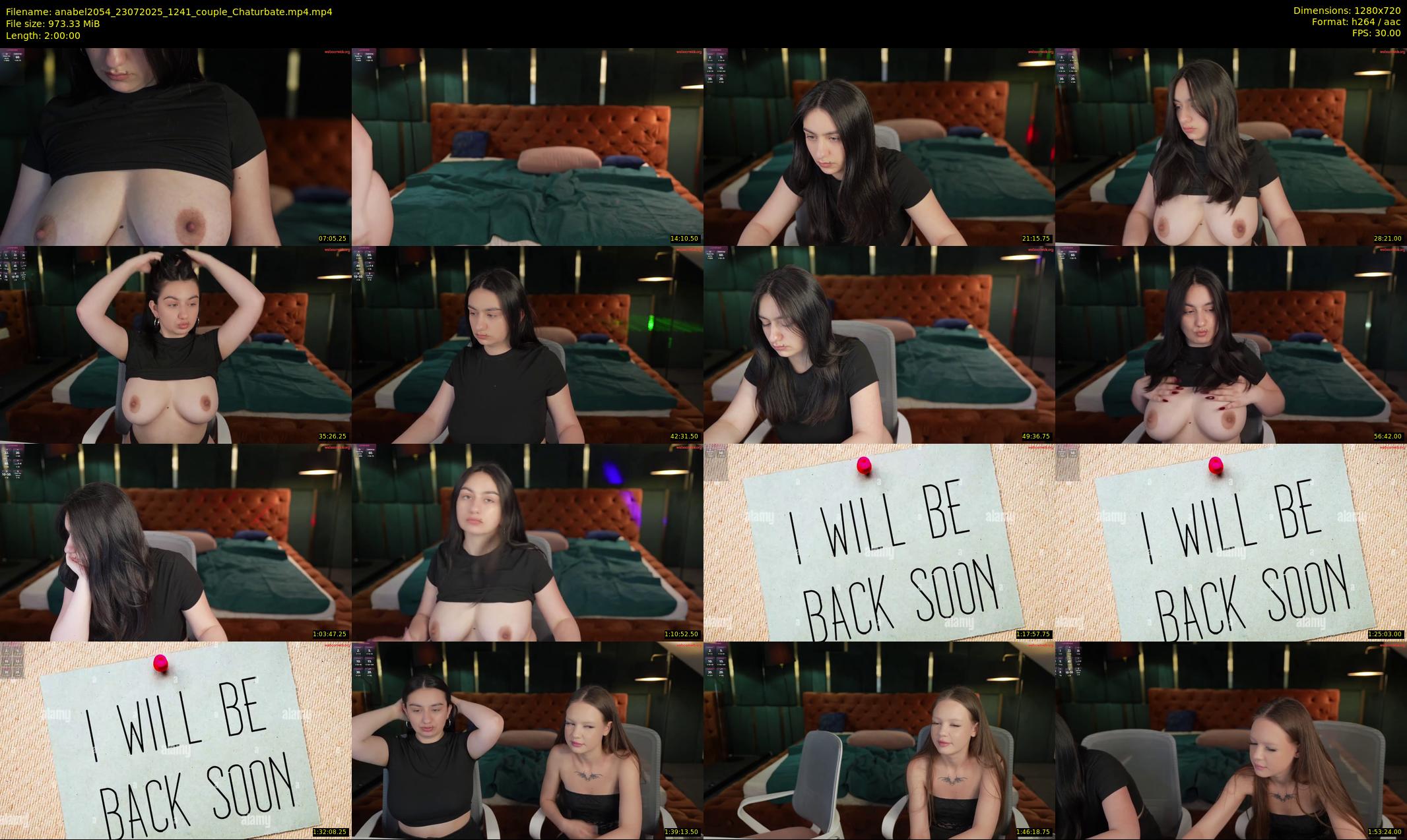 anabel2054 — 120 minute Chaturbate female cam show recording, 720p, Jul 23, 2025