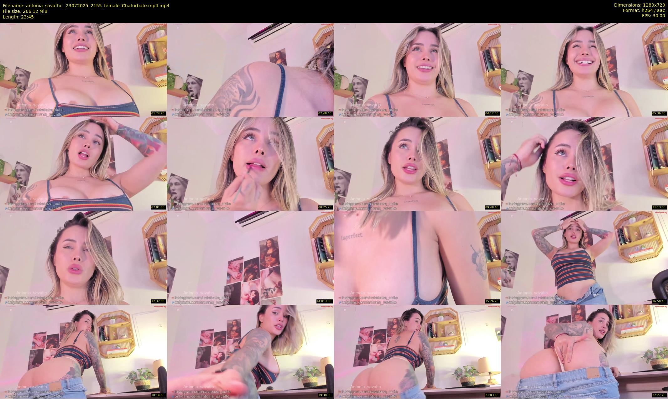 antonia_savatto_ — 24 minute Chaturbate female cam show recording, 720p, Jul 23, 2025
