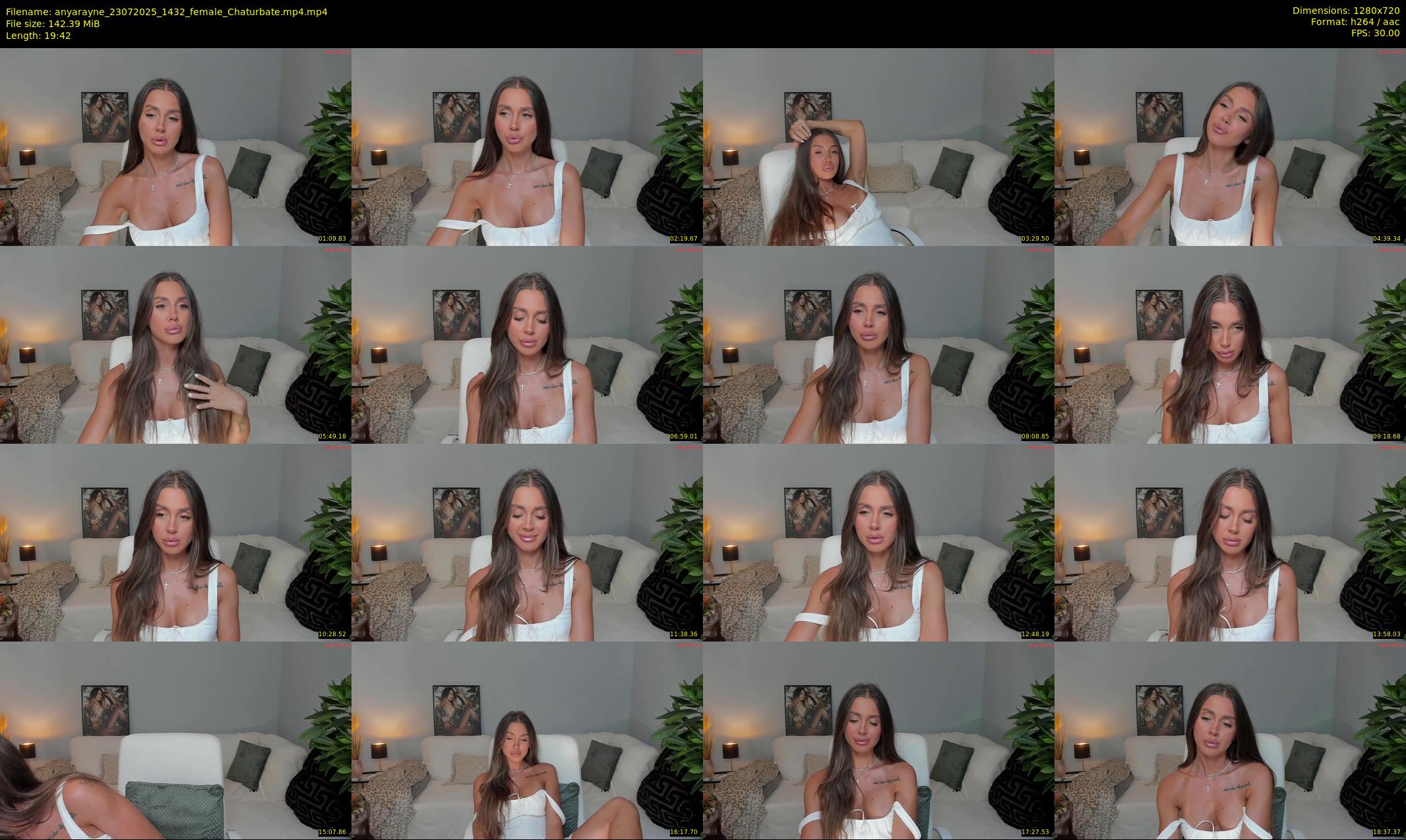 anyarayne — 20 minute Chaturbate female cam show recording, 720p, Jul 23, 2025