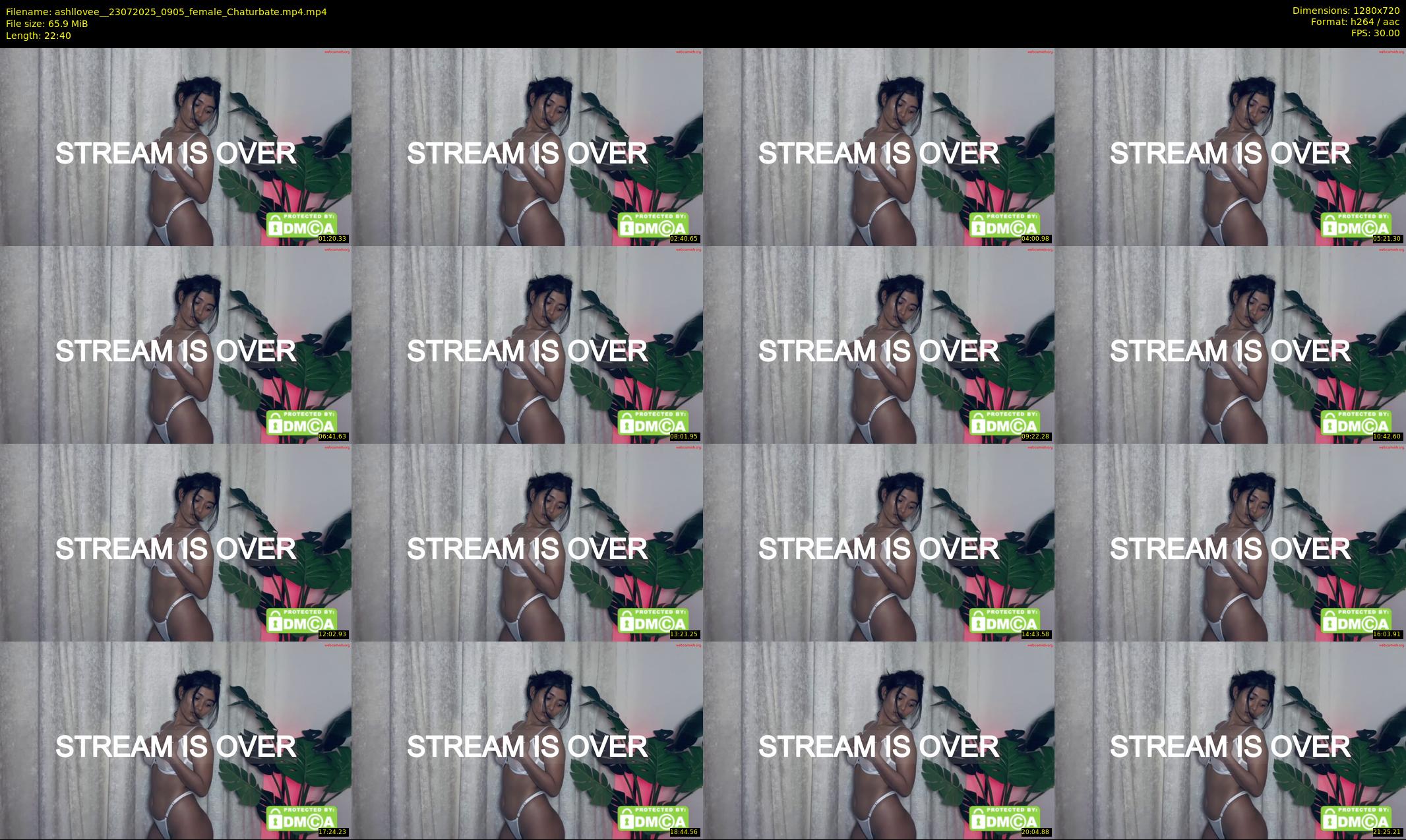 ashllovee_ — 23 minute Chaturbate female cam show recording, 720p, Jul 23, 2025