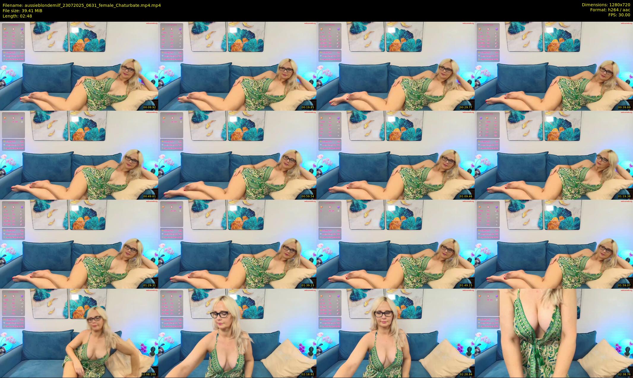aussieblondemilf — 3 minute Chaturbate female cam show recording, 720p, Jul 23, 2025