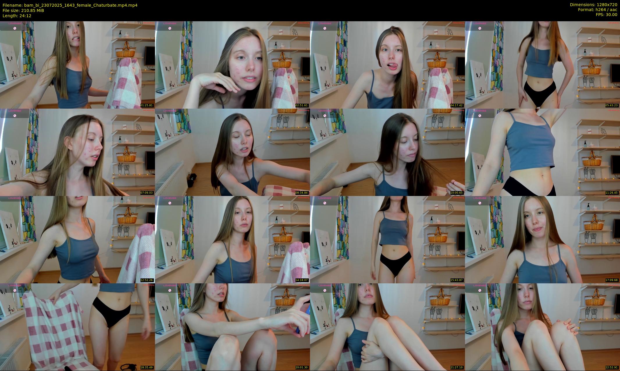 bam_bi — 25 minute Chaturbate female cam show recording, 720p, Jul 23, 2025