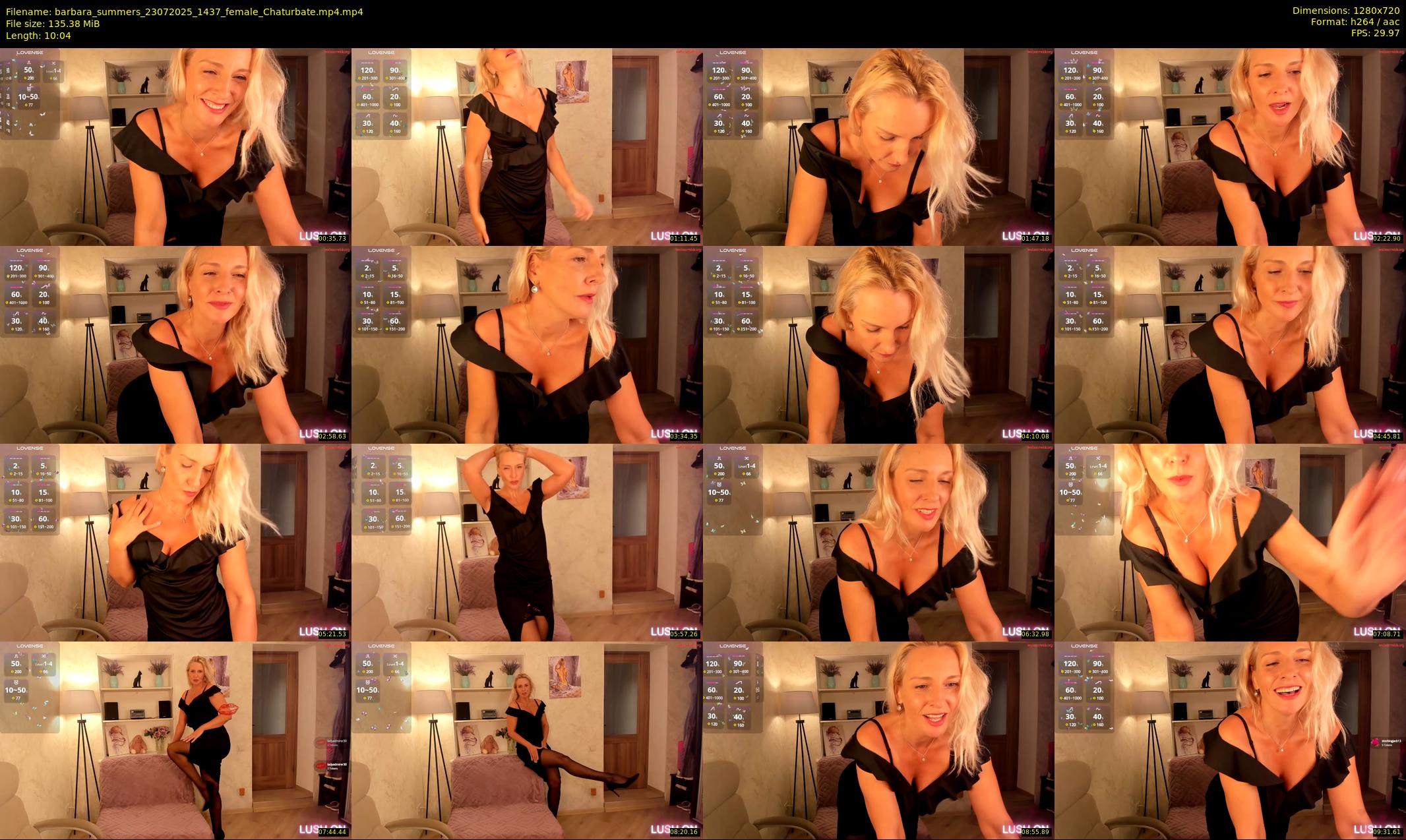 barbara_summers — 11 minute Chaturbate female cam show recording, 720p, Jul 23, 2025