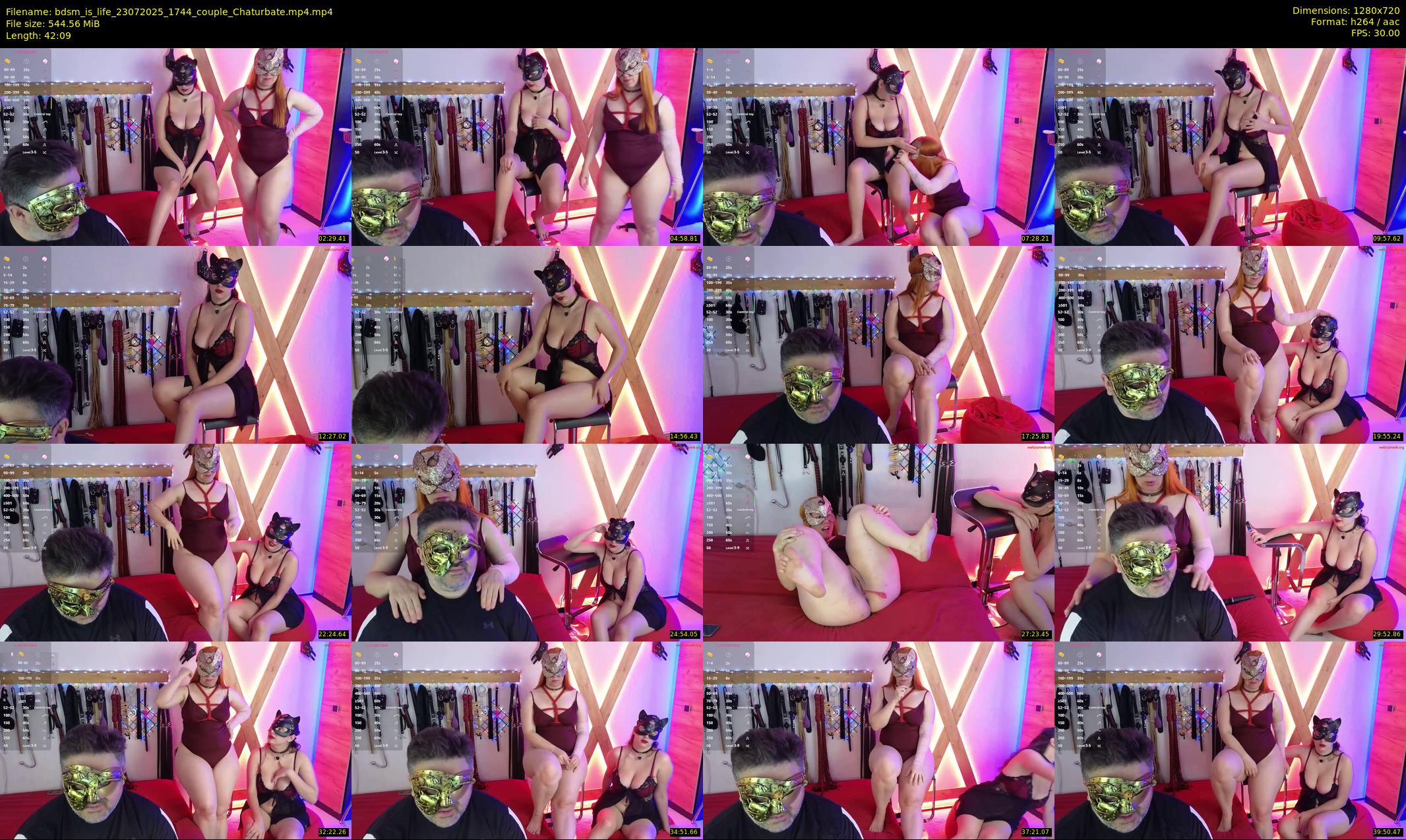 bdsm_is_life — 43 minute Chaturbate couple cam show recording, 720p, Jul 23, 2025