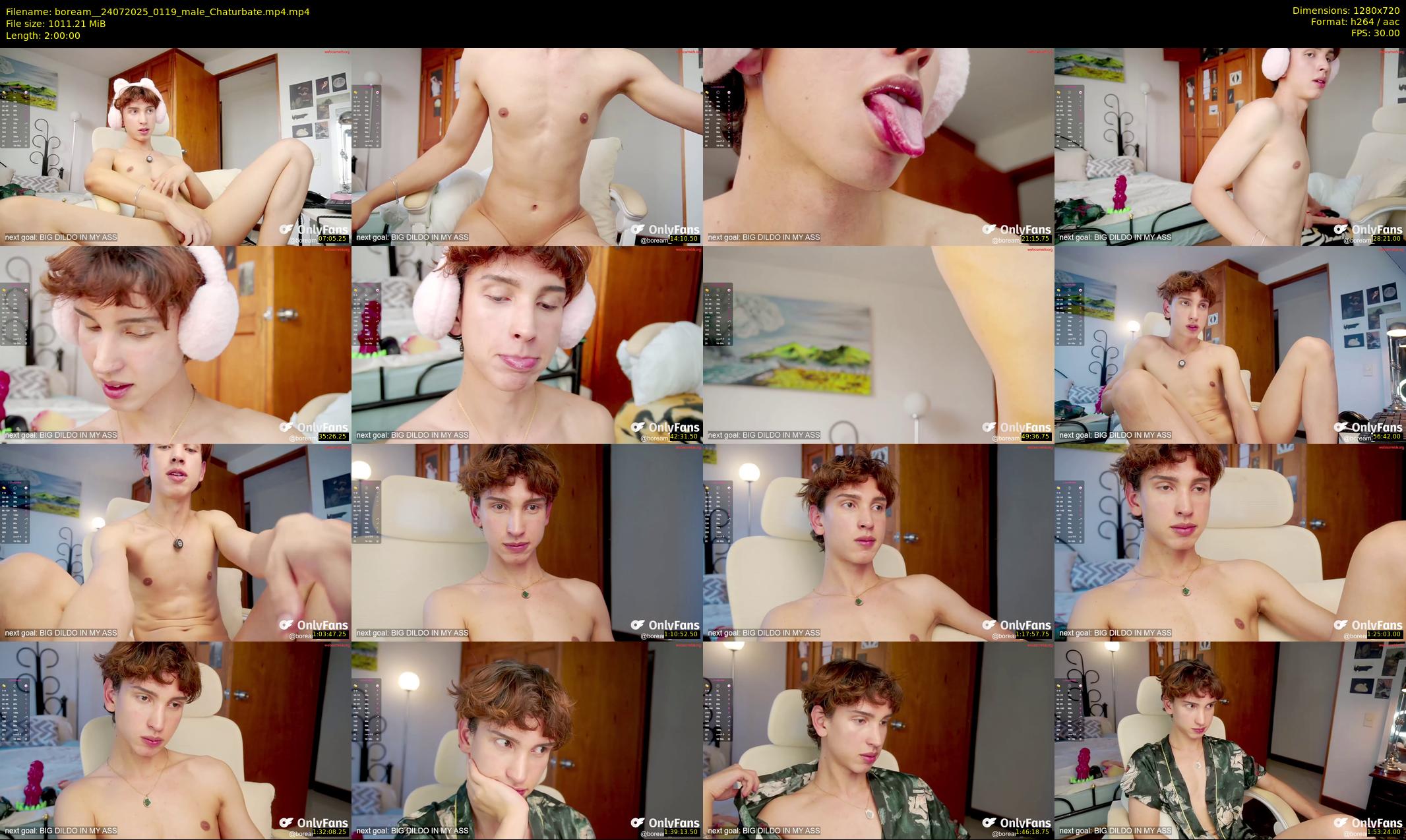 boream_ — 120 minute Chaturbate male cam show recording, 720p, Jul 24, 2025