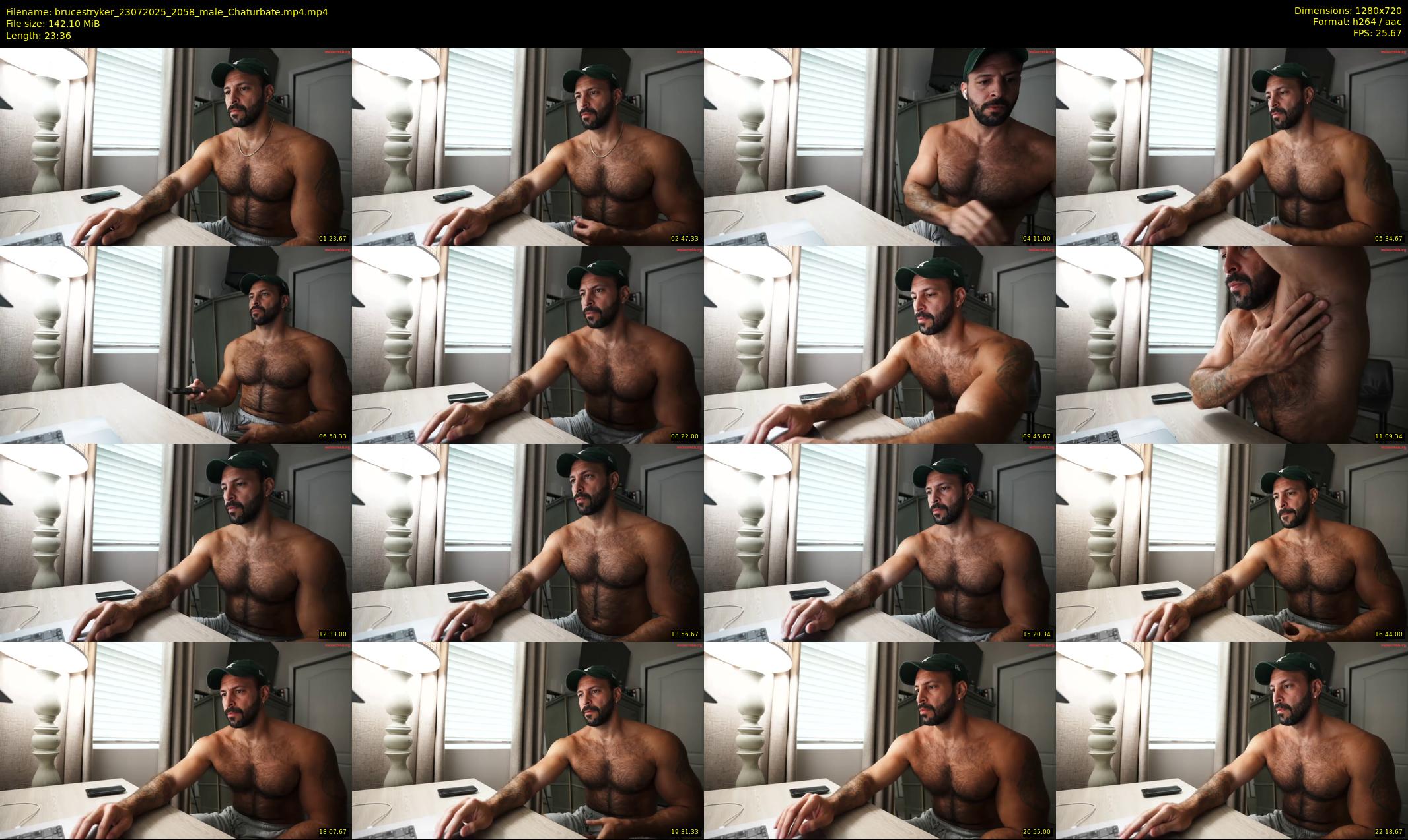 brucestryker — 24 minute Chaturbate male cam show recording, 720p, Jul 23, 2025