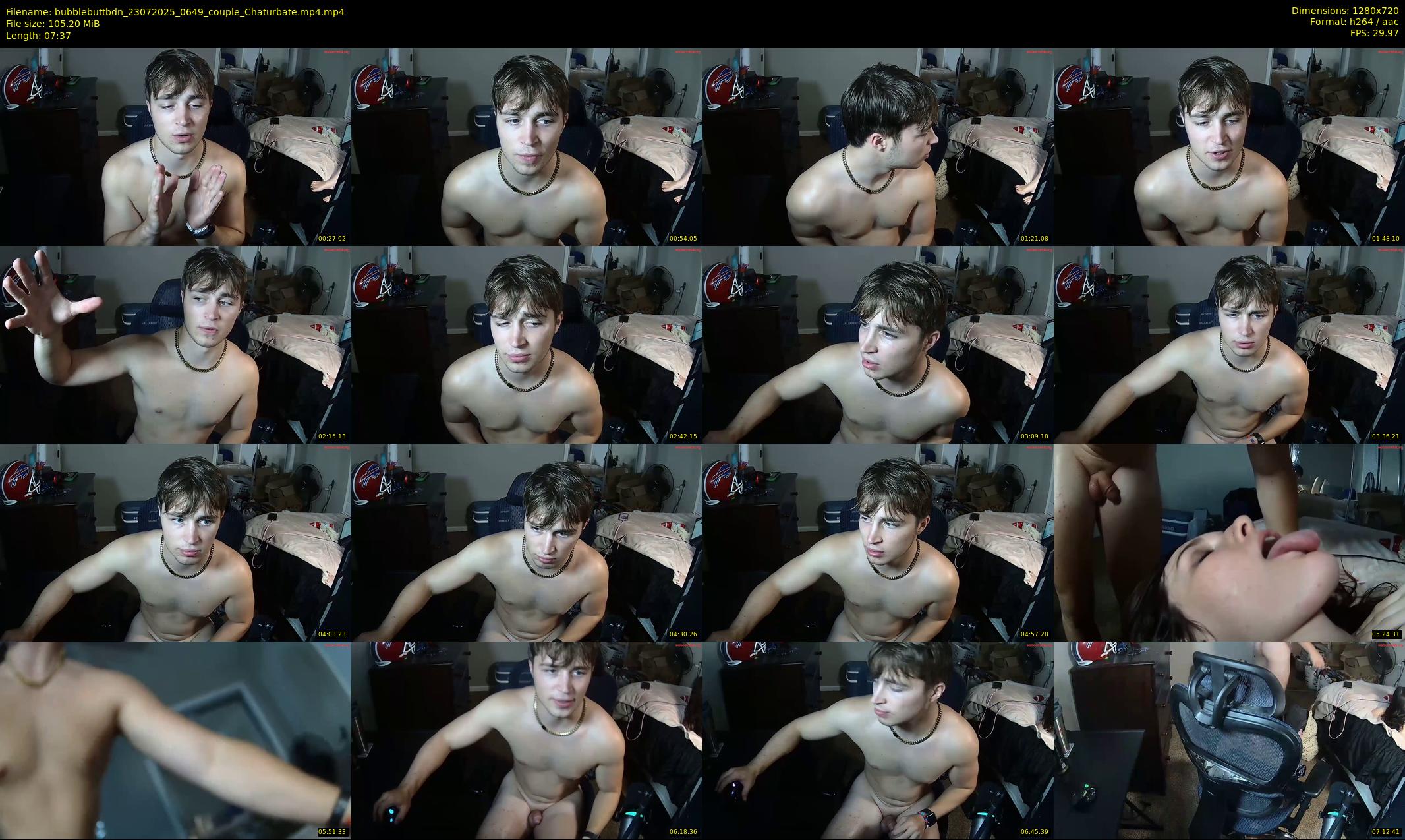 bubblebuttbdn — 8 minute Chaturbate male cam show recording, 720p, Jul 23, 2025