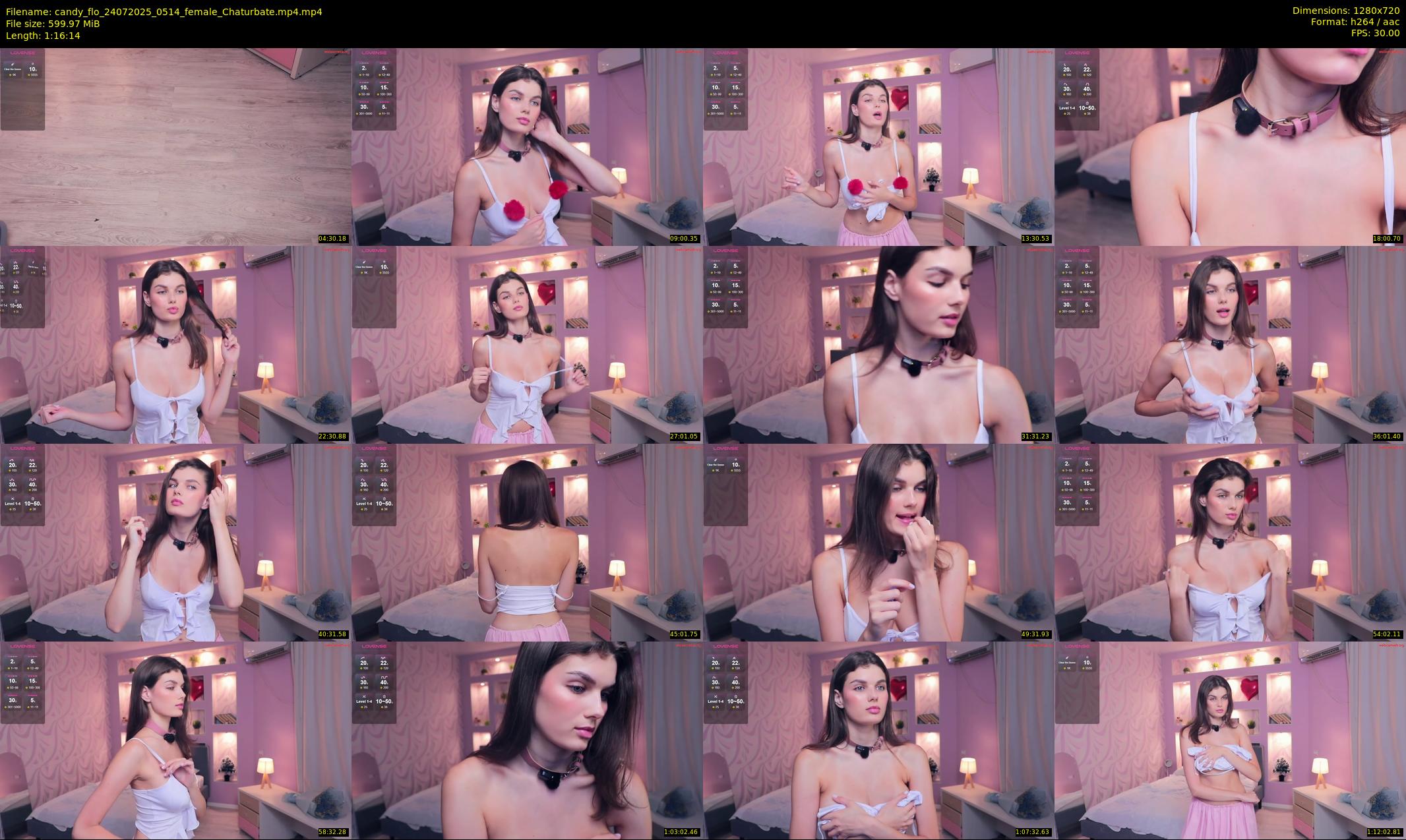 candy_flo — 77 minute Chaturbate female cam show recording, 720p, Jul 24, 2025