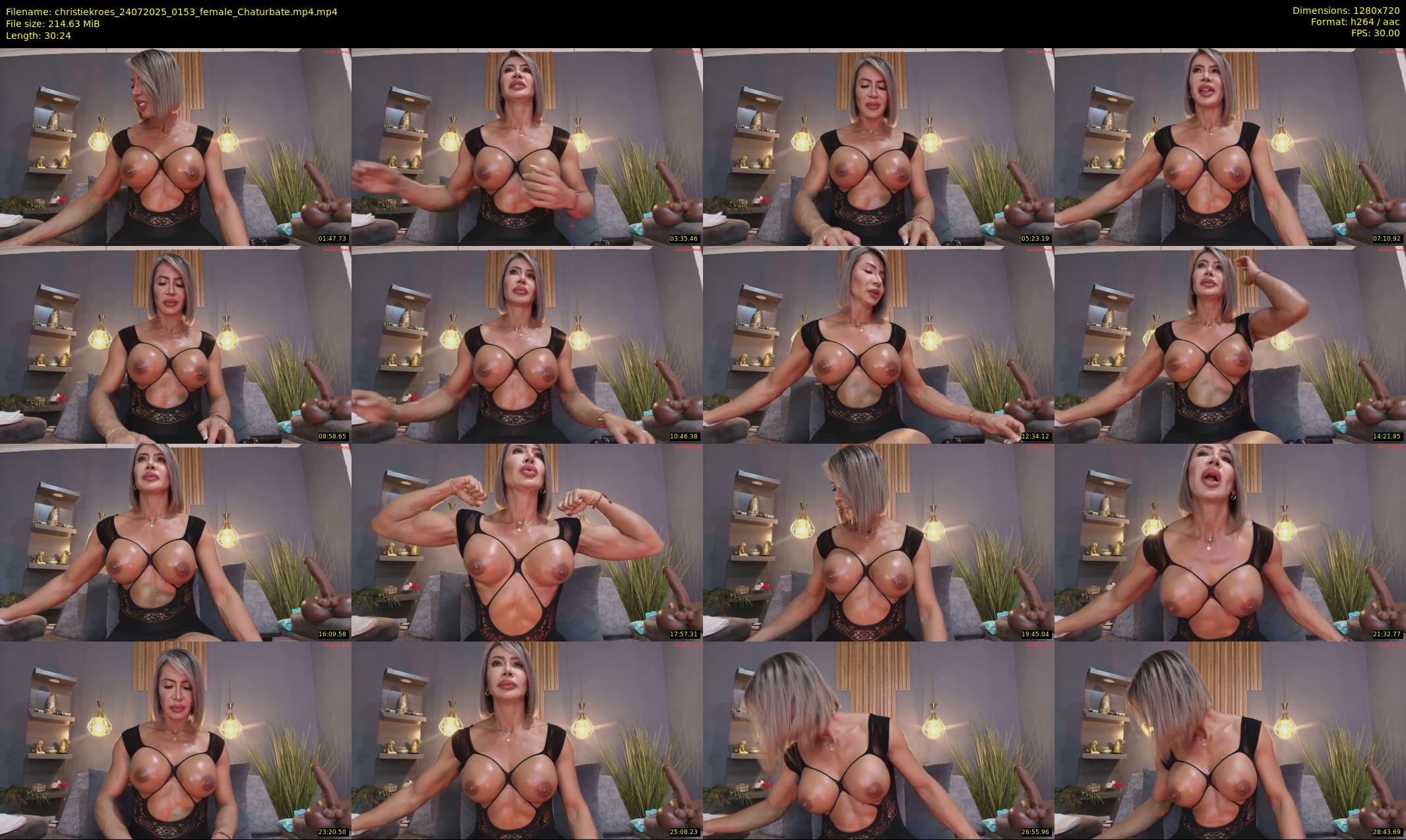 christiekroes — 31 minute Chaturbate female cam show recording, 720p, Jul 24, 2025