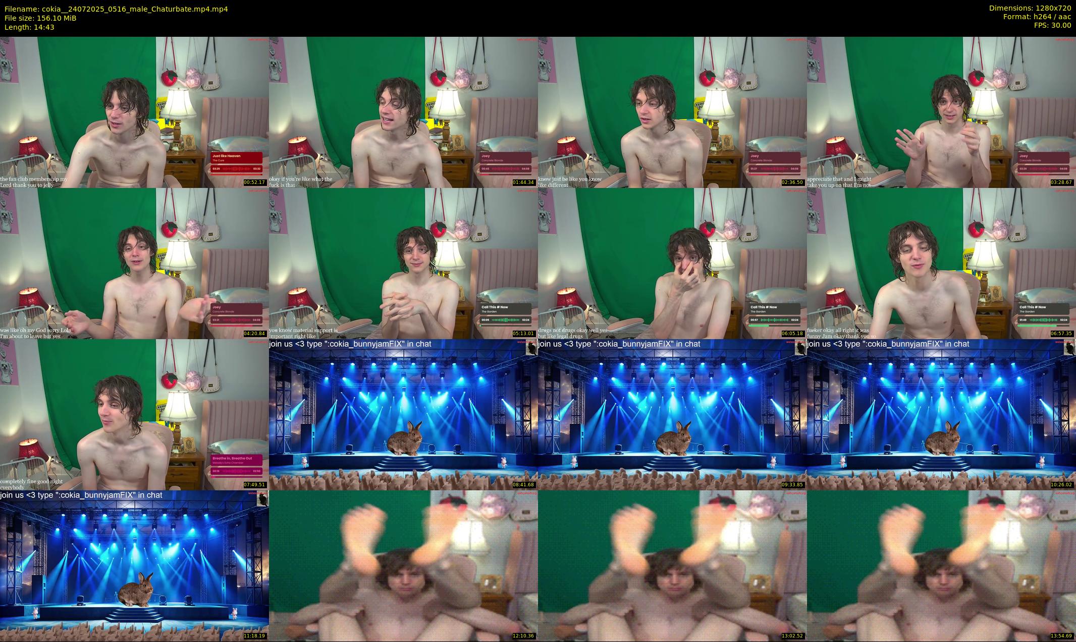 cokia_ — 15 minute Chaturbate male cam show recording, 720p, Jul 24, 2025