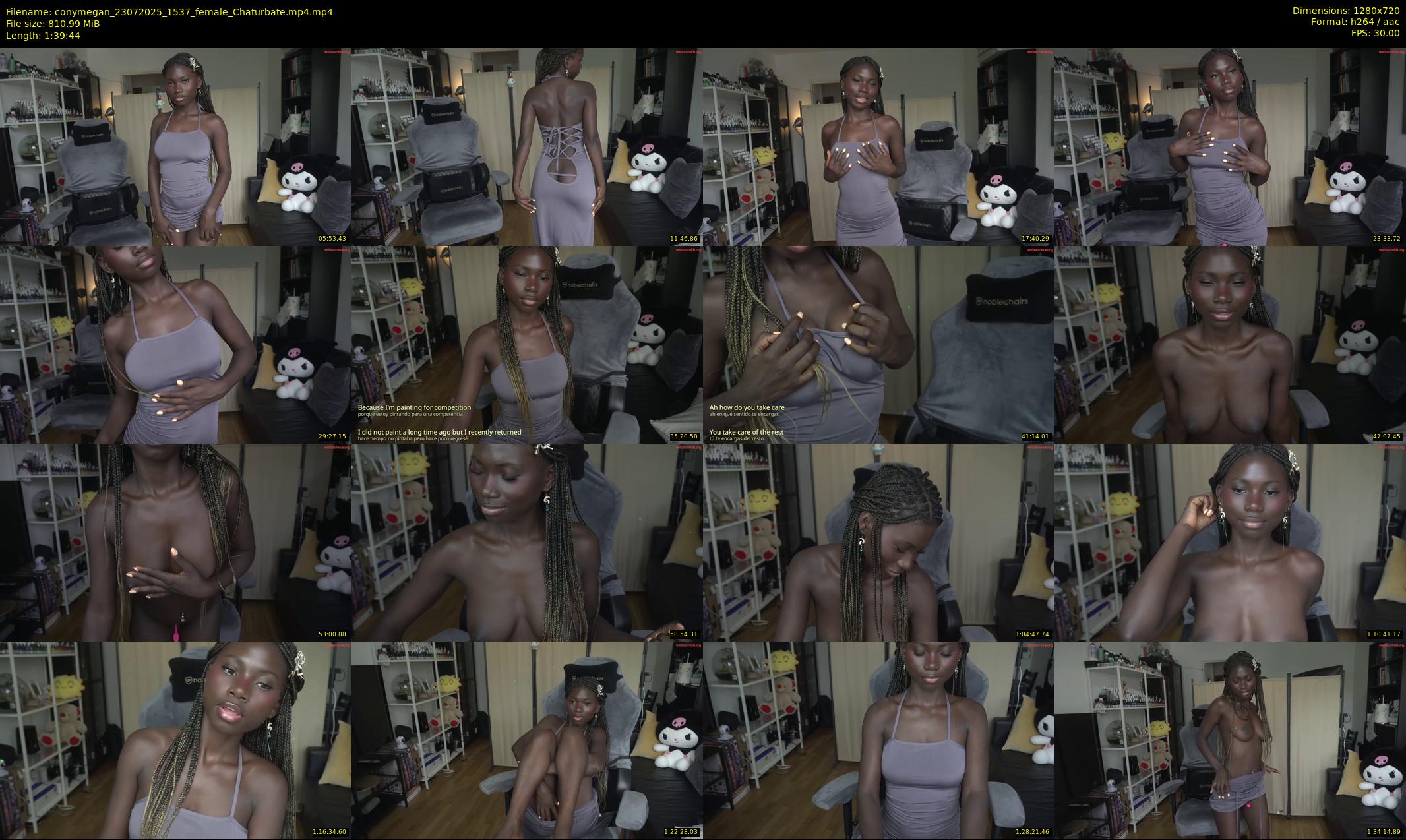 conymegan — 100 minute Chaturbate female cam show recording, 720p, Jul 23, 2025