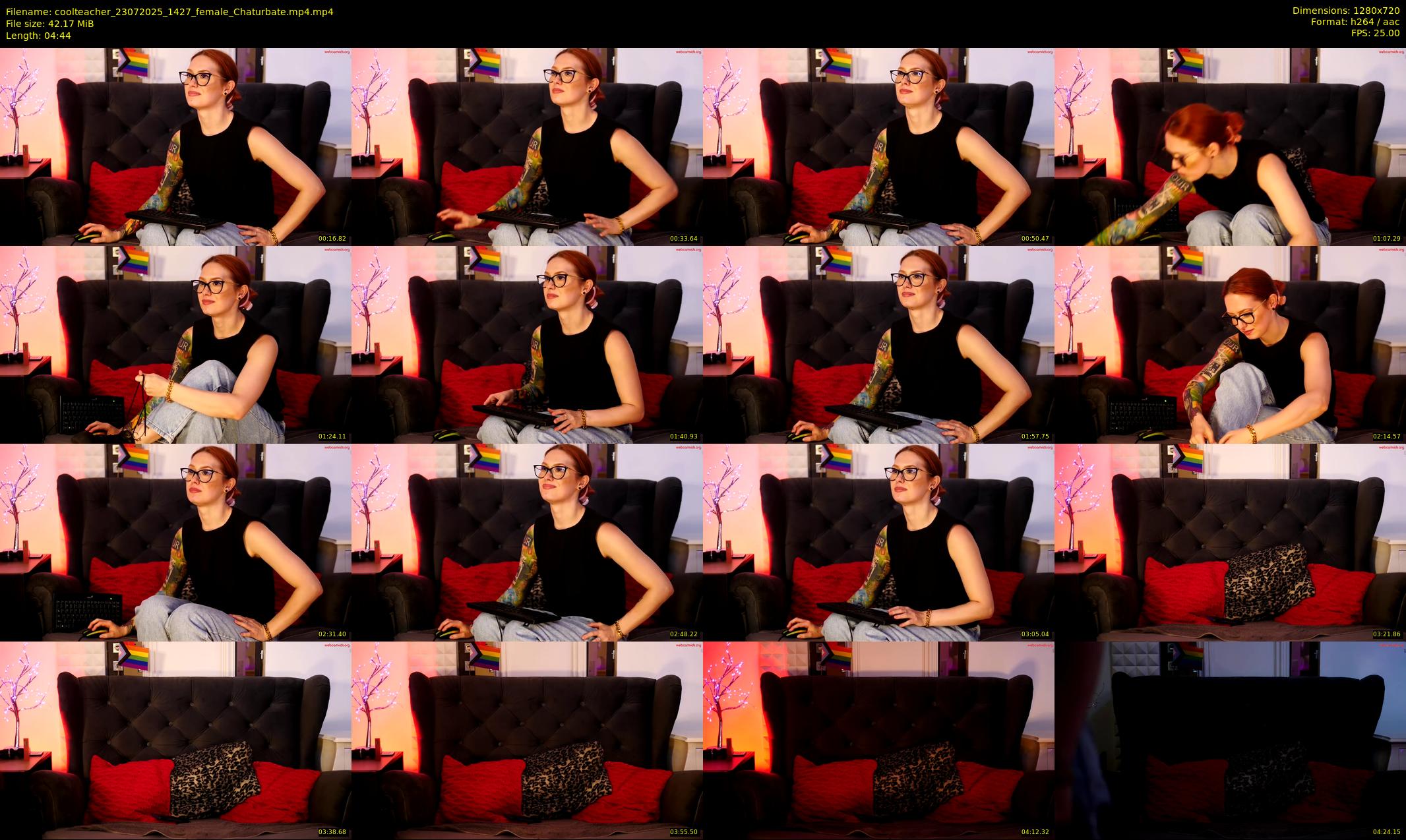 coolteacher — 5 minute Chaturbate female cam show recording, 720p, Jul 23, 2025