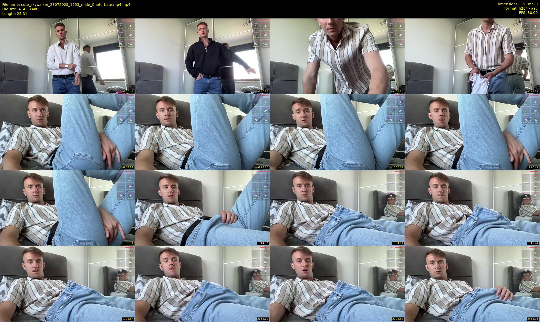 cute_skywalker — 26 minute Chaturbate male cam show recording, 720p, Jul 23, 2025
