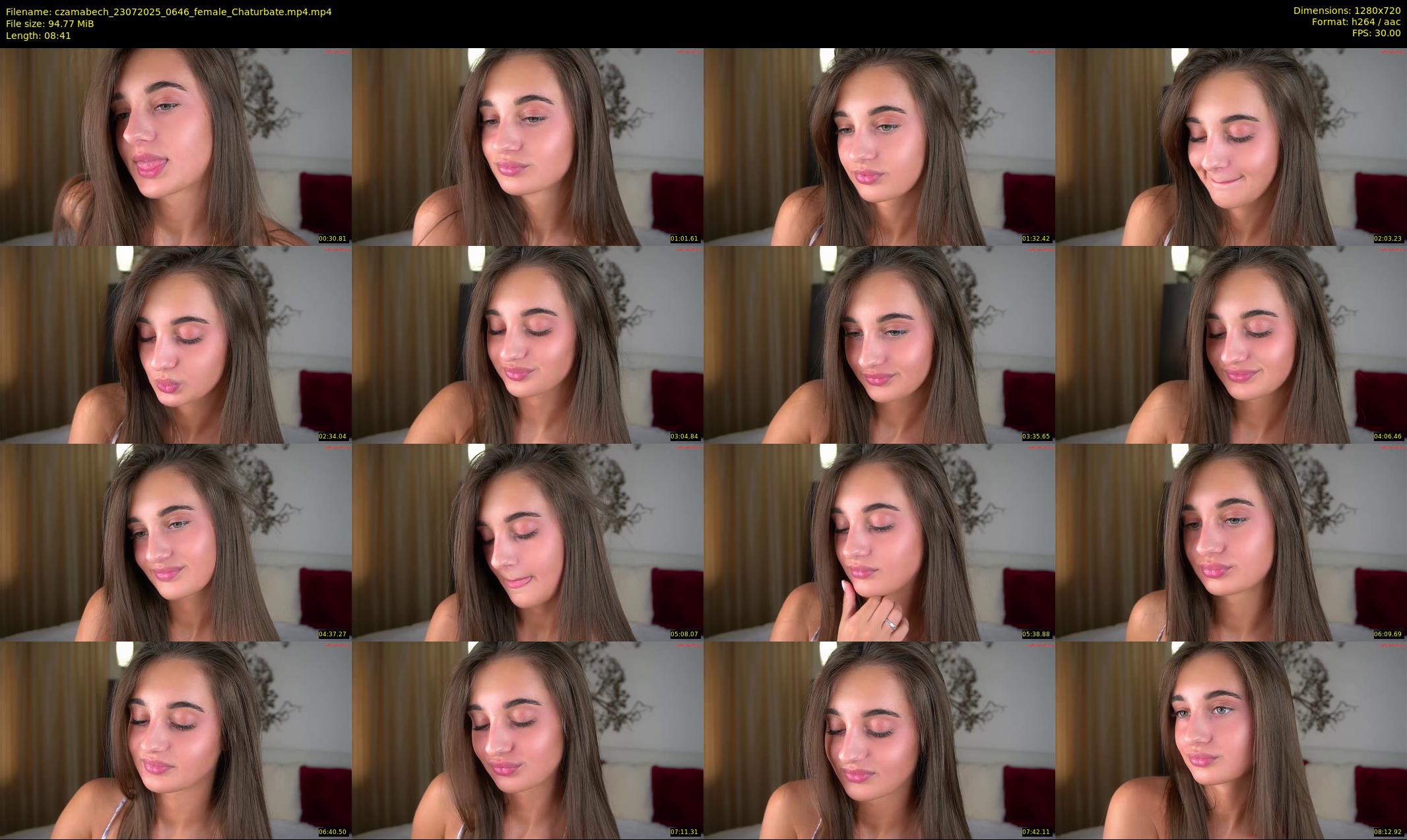 czamabech — 9 minute Chaturbate female cam show recording, 720p, Jul 23, 2025