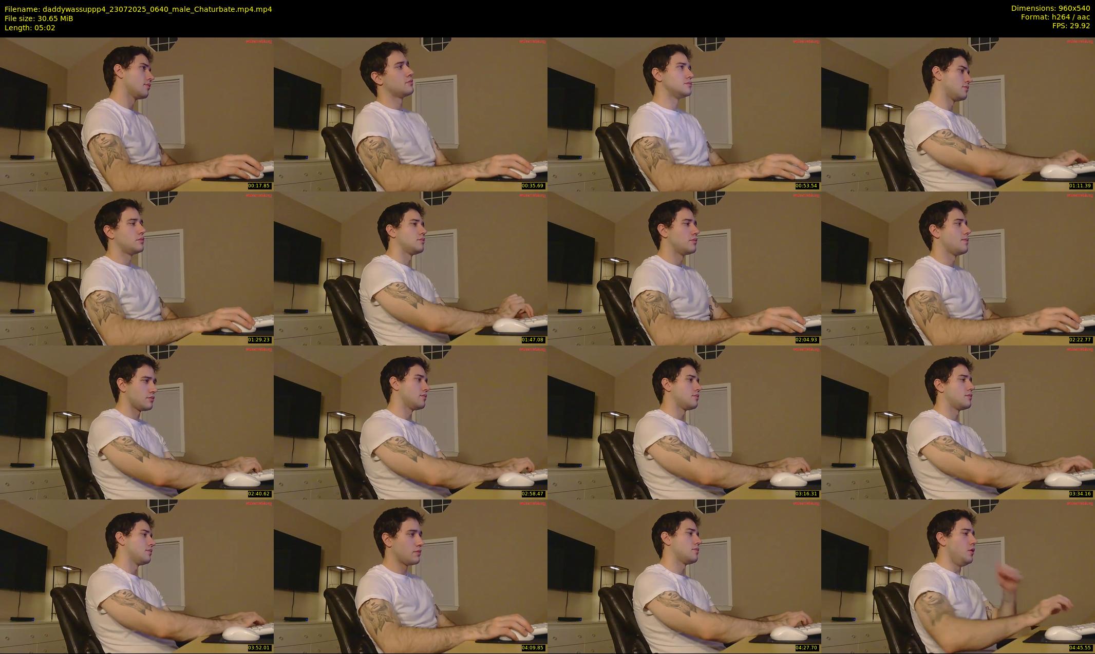 daddywassuppp4 — 6 minute Chaturbate male cam show recording, 480p, Jul 23, 2025