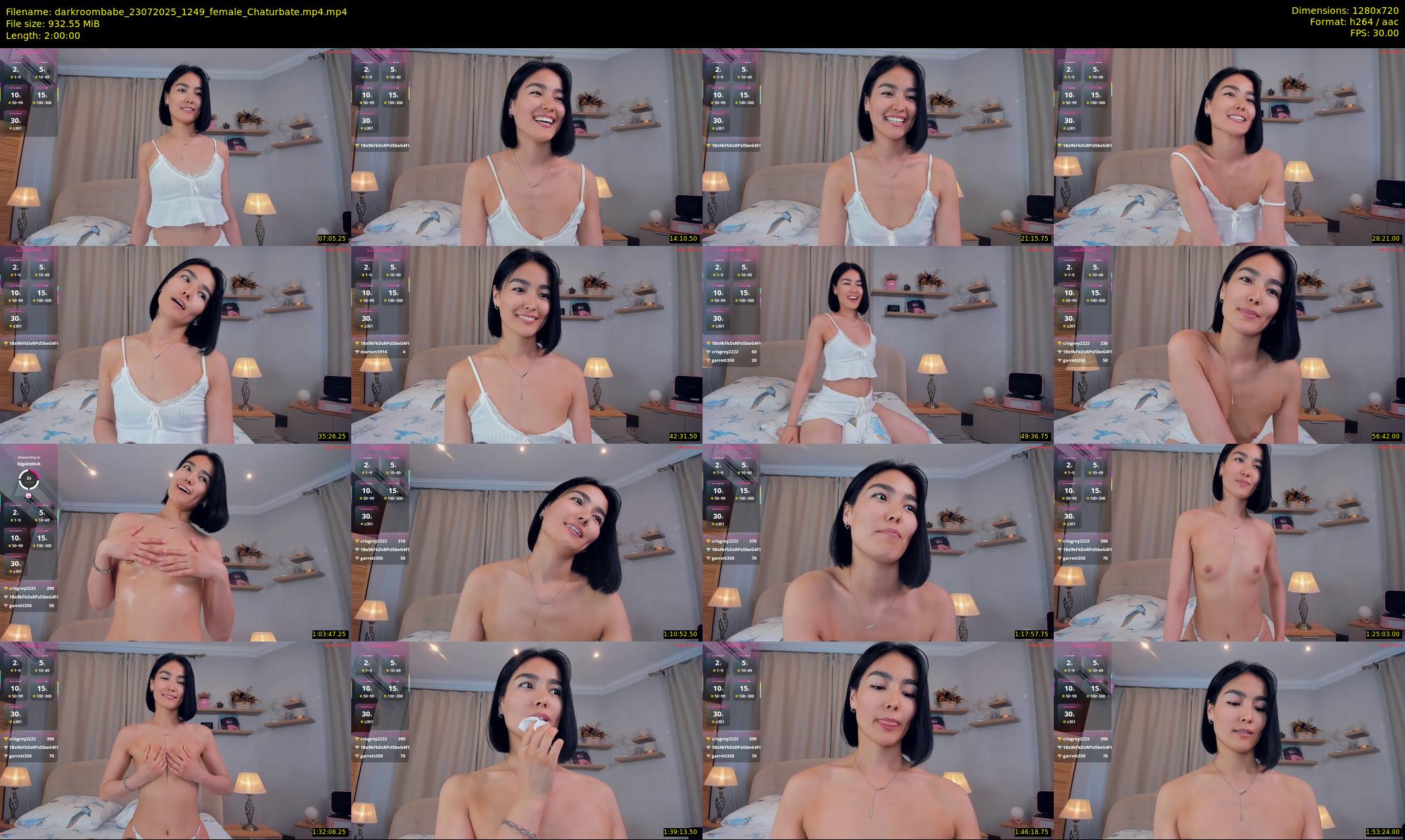 darkroombabe — 120 minute Chaturbate female cam show recording, 720p, Jul 23, 2025