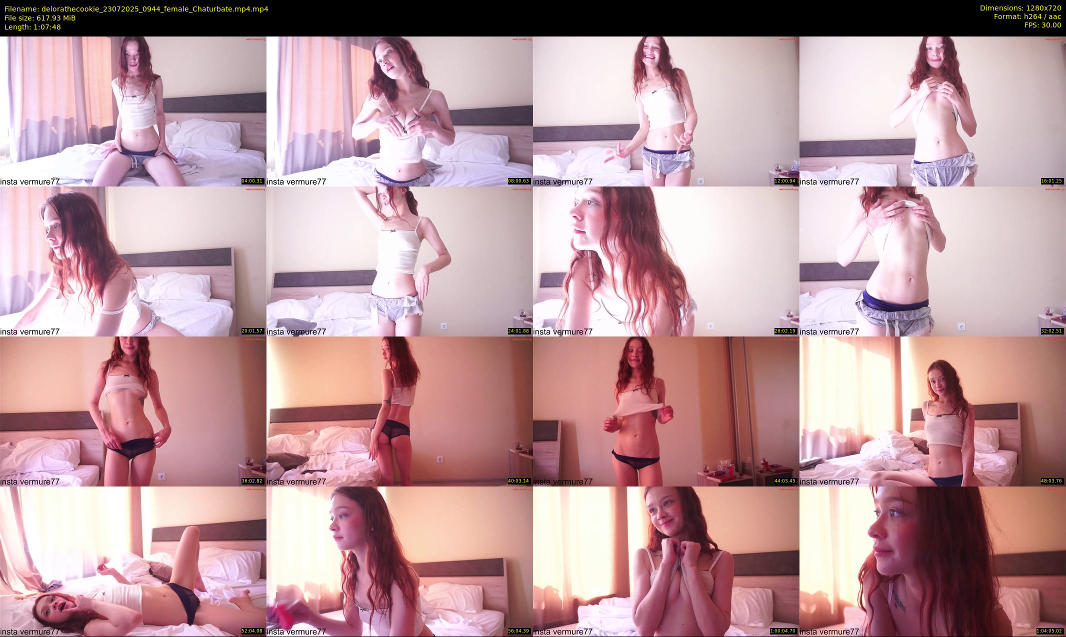 delorathecookie — 68 minute Chaturbate female cam show recording, 720p, Jul 23, 2025