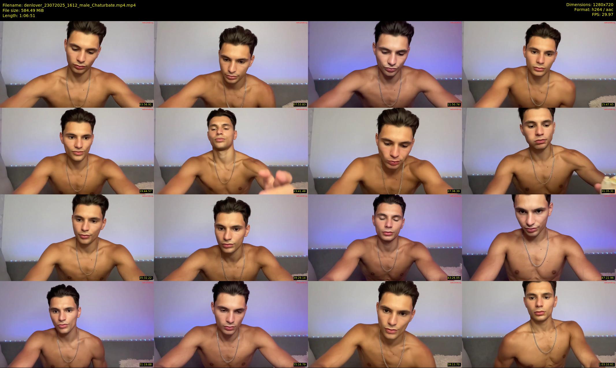denlover — 67 minute Chaturbate male cam show recording, 720p, Jul 23, 2025