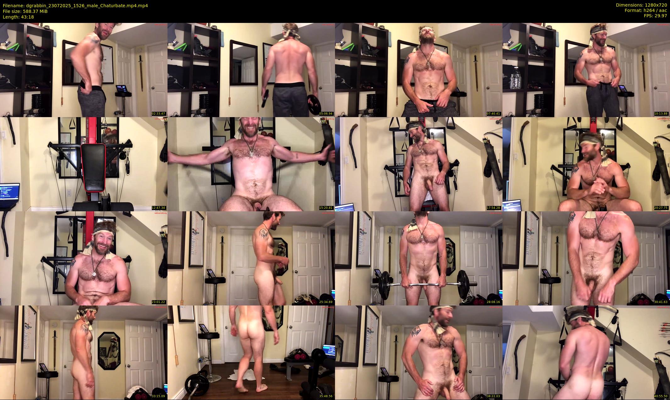 dgrabbin — 44 minute Chaturbate male cam show recording, 720p, Jul 23, 2025