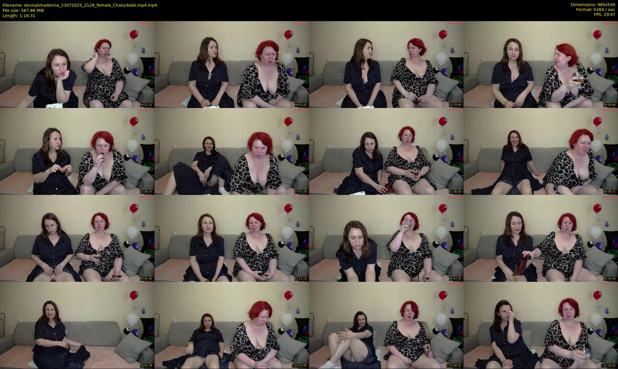 donnalimadonna — 77 minute Chaturbate female cam show recording, 480p, Jul 23, 2025