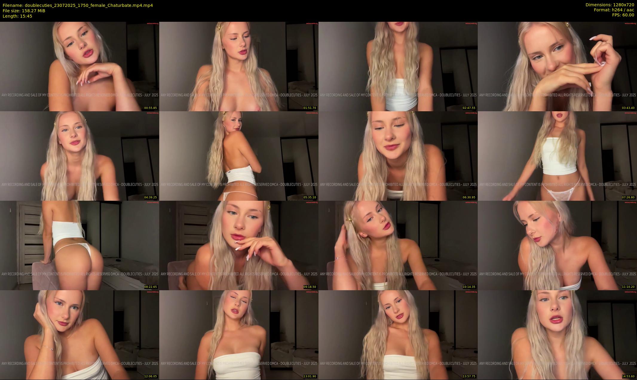 doublecuties — 16 minute Chaturbate couple cam show recording, 720p, Jul 23, 2025