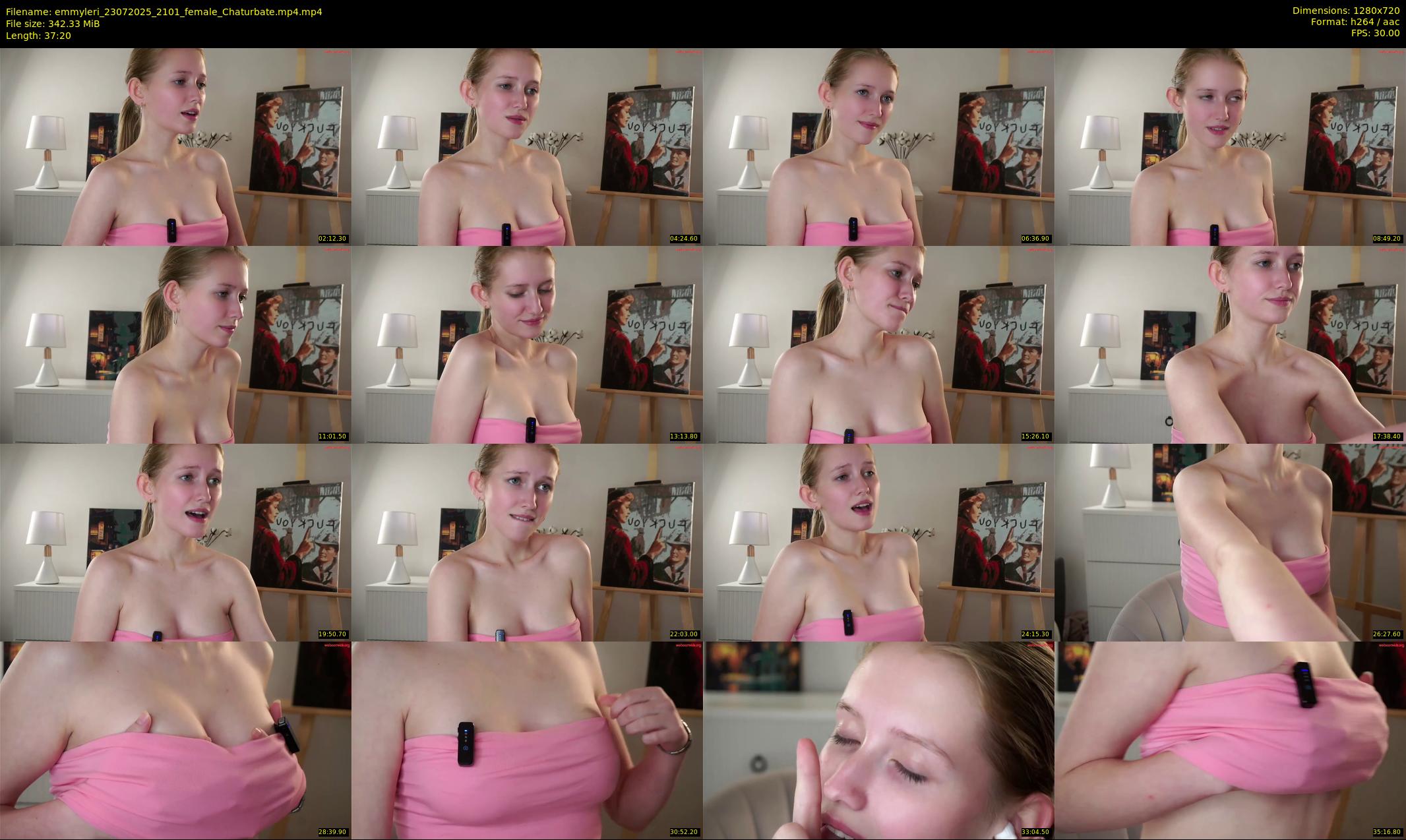 emmyleri — 38 minute Chaturbate female cam show recording, 720p, Jul 23, 2025