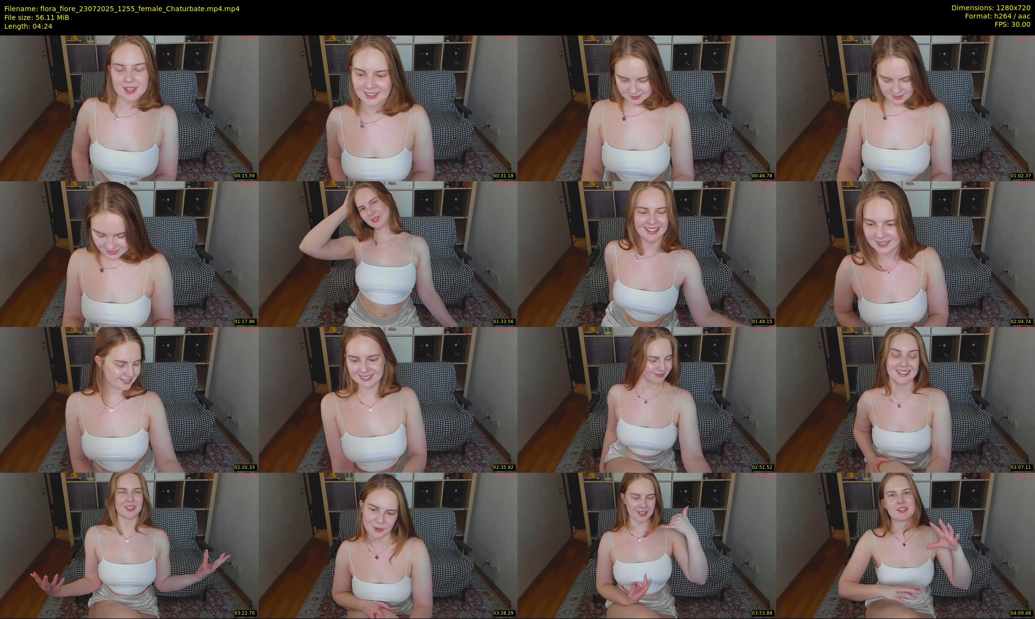 flora_fiore — 5 minute Chaturbate female cam show recording, 720p, Jul 23, 2025