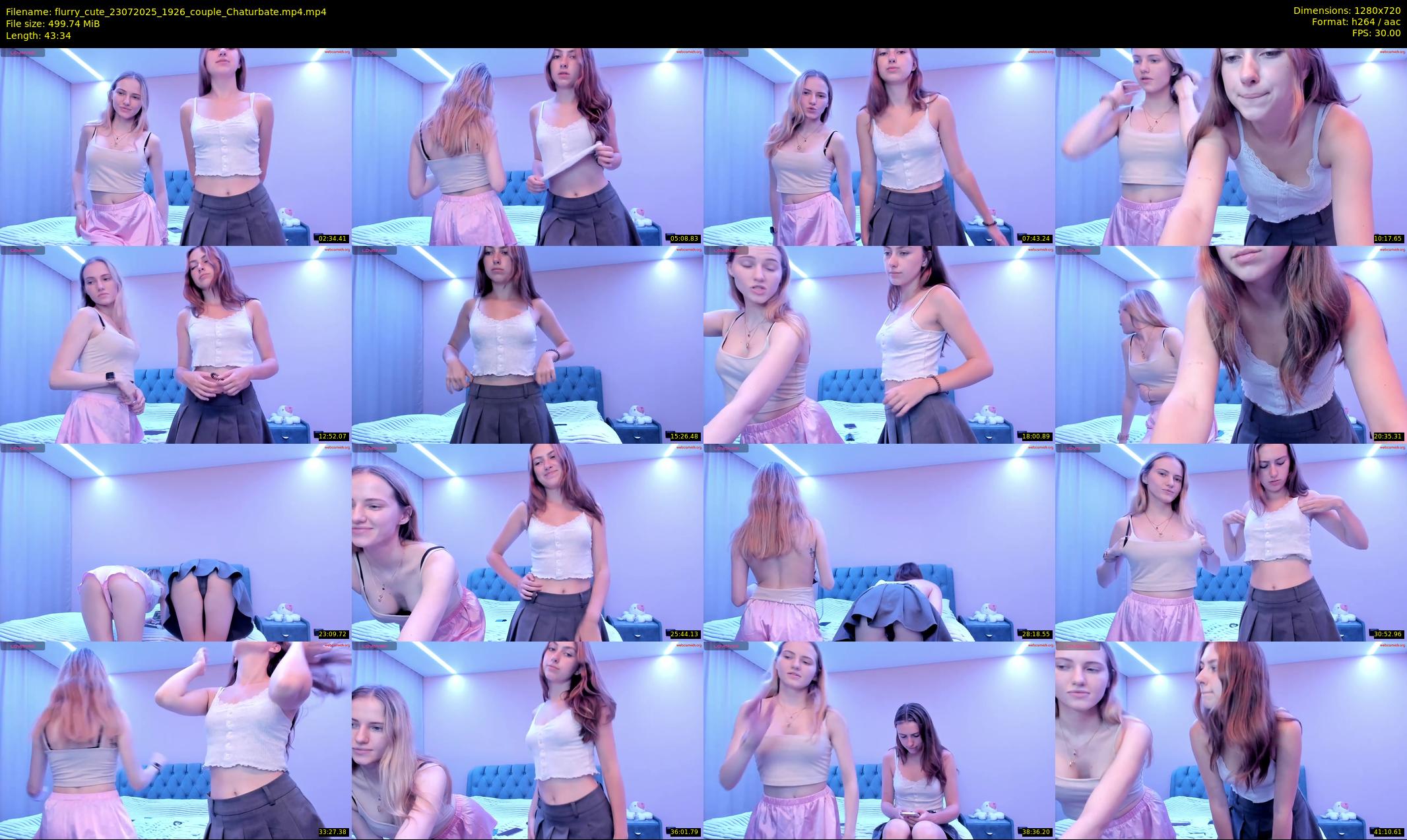 flurry_cute — 44 minute Chaturbate couple cam show recording, 720p, Jul 23, 2025
