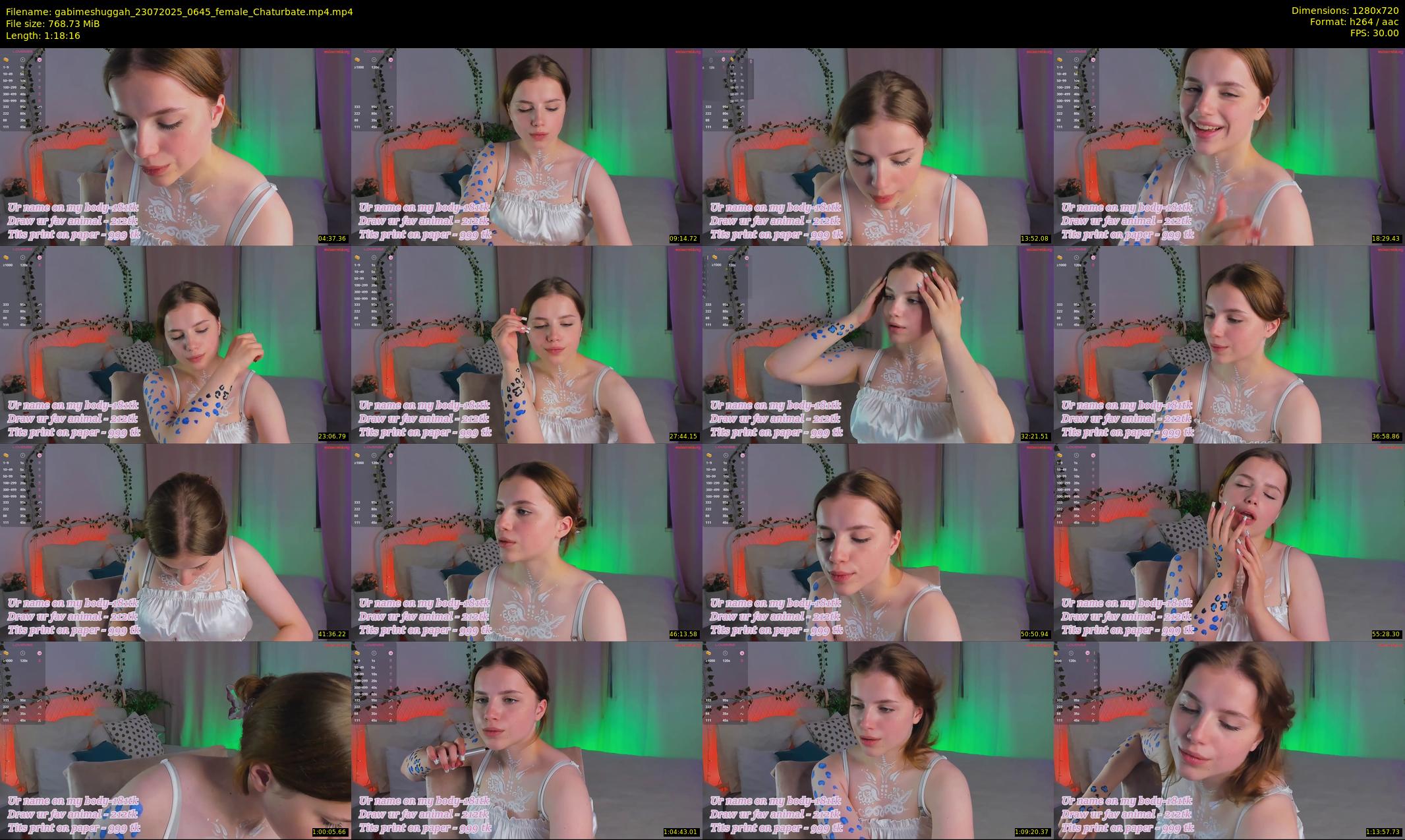 gabimeshuggah — 79 minute Chaturbate female cam show recording, 720p, Jul 23, 2025