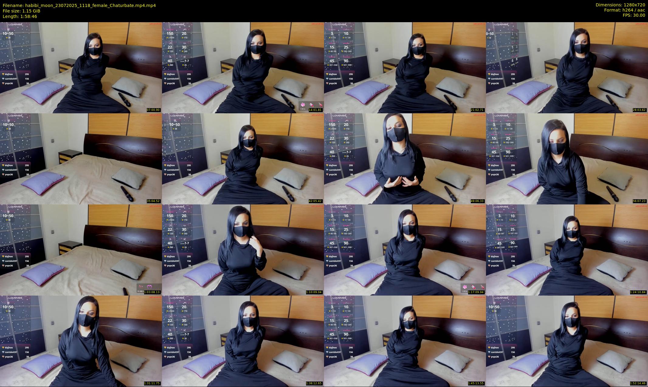 habibi_moon — 119 minute Chaturbate female cam show recording, 720p, Jul 23, 2025