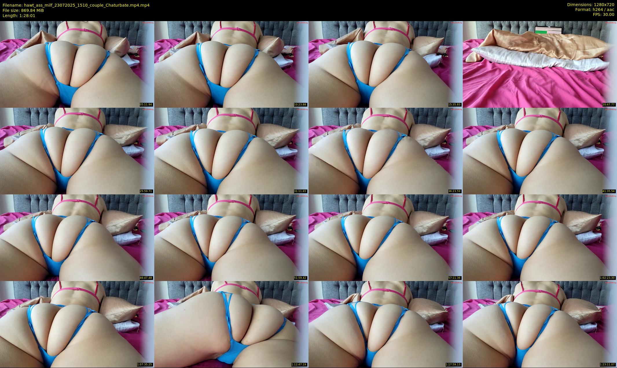 hawt_ass_milf — 89 minute Chaturbate female cam show recording, 720p, Jul 23, 2025