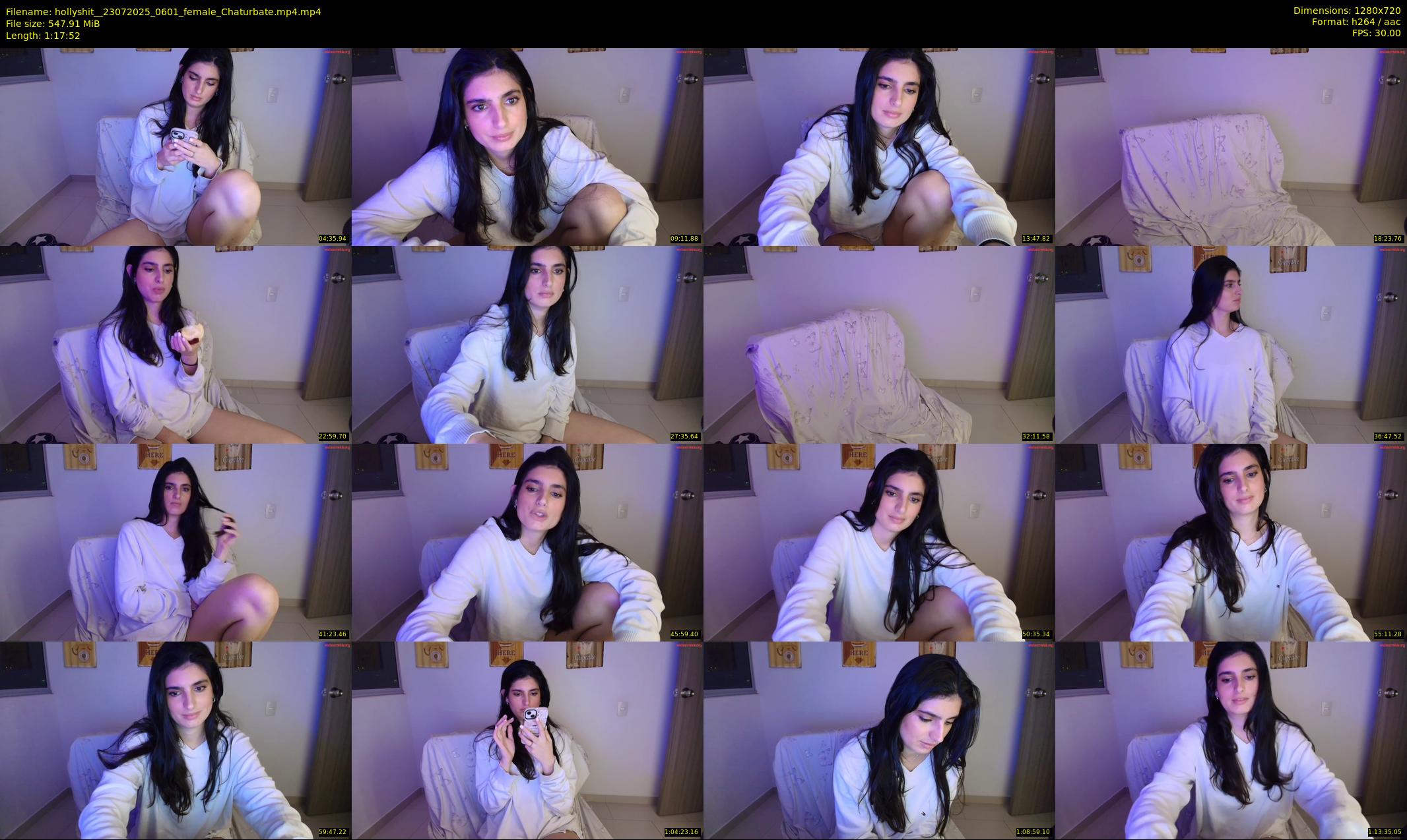 hollyshit_ — 78 minute Chaturbate female cam show recording, 720p, Jul 23, 2025